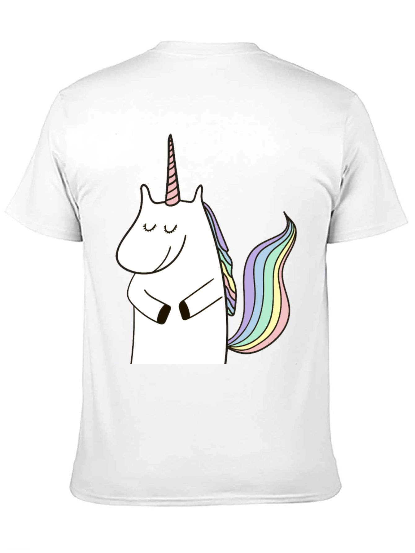 Unicorn Graphic Black T-Shirt