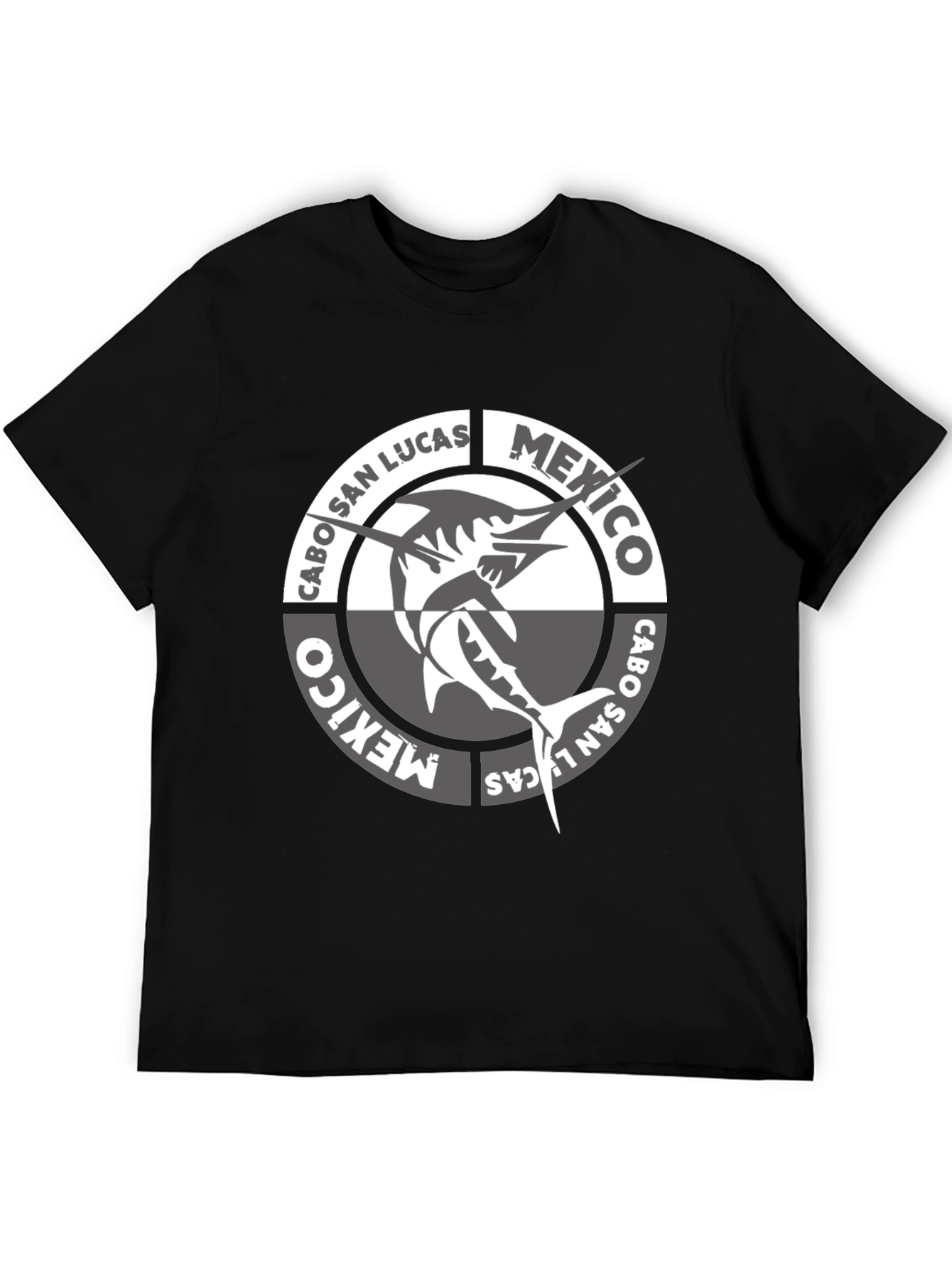 Cabo San Lucas Mexico Fish Graphic T-Shirt