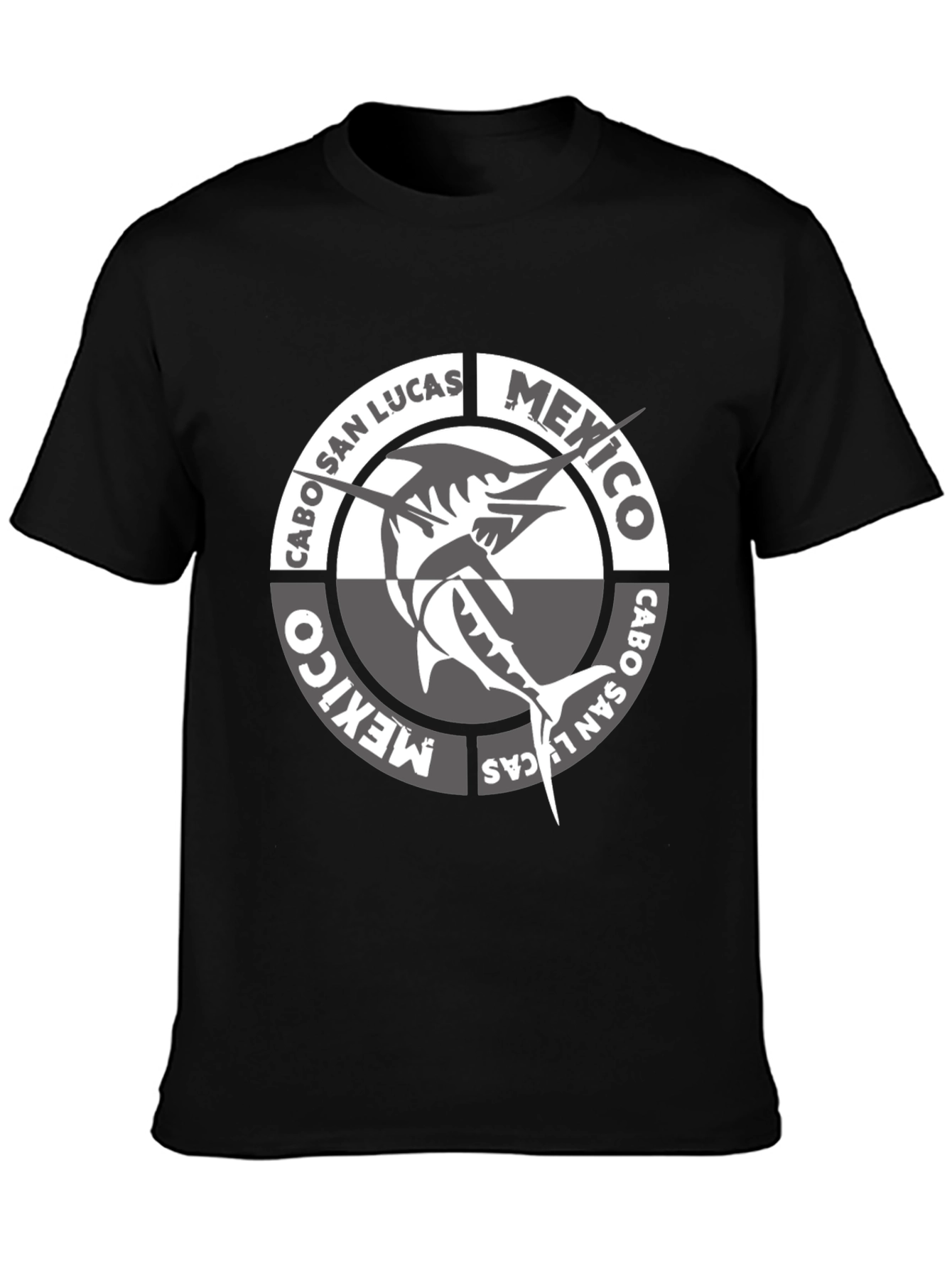 Cabo San Lucas Mexico Fish Graphic T-Shirt