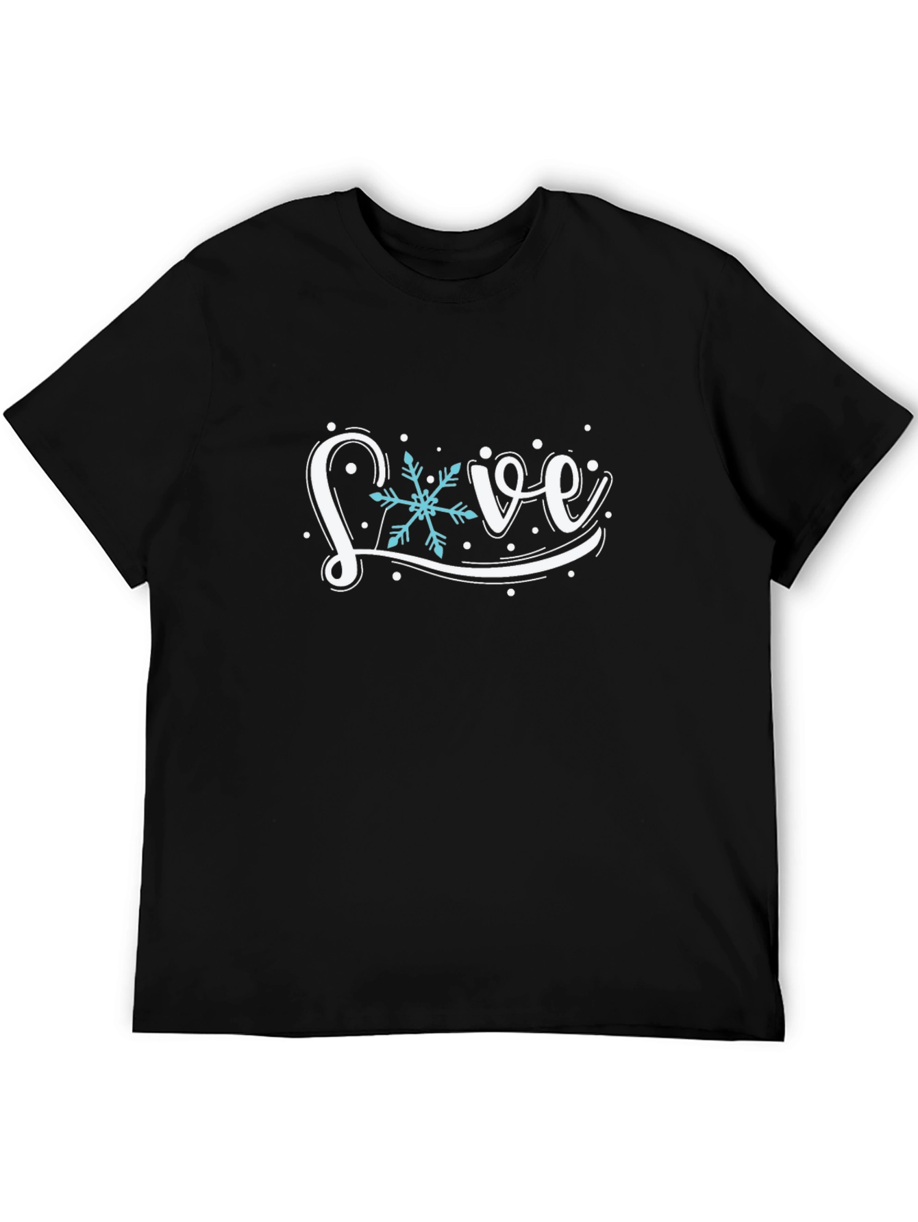 Winter Snowflake Love Graphic T-Shirt