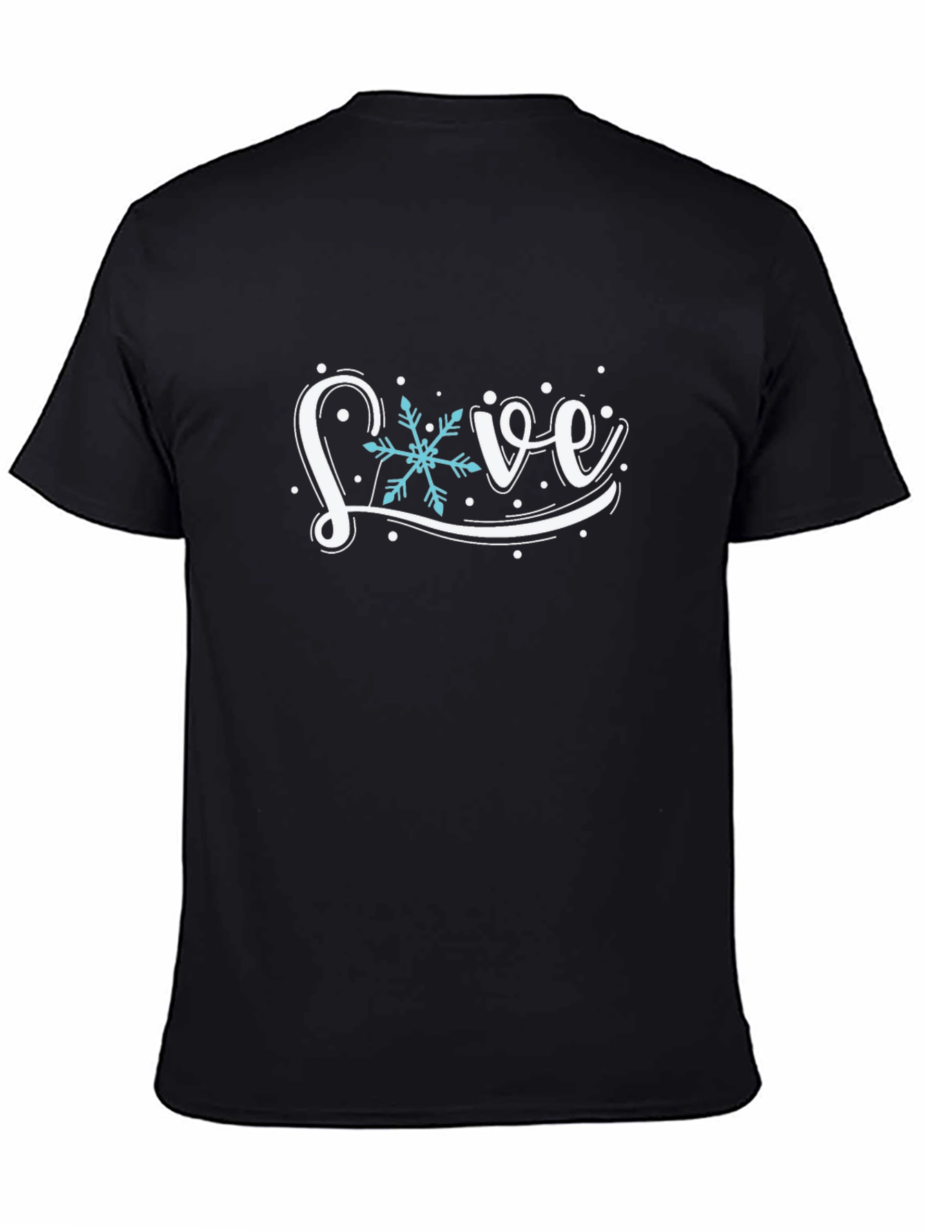 Winter Snowflake Love Graphic T-Shirt
