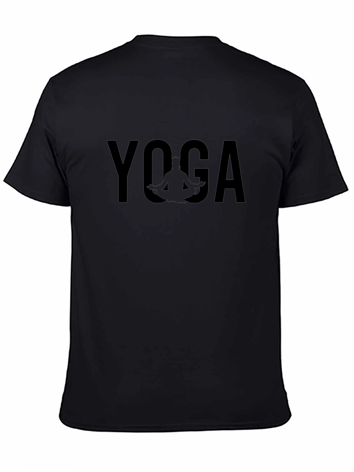 Yoga Silhouette Graphic Tee - Soft Cotton Blend