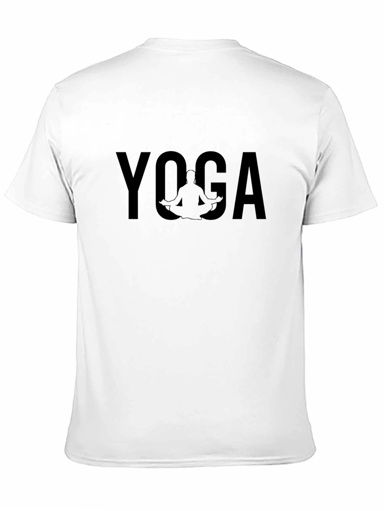 Yoga Silhouette Graphic Tee - Soft Cotton Blend