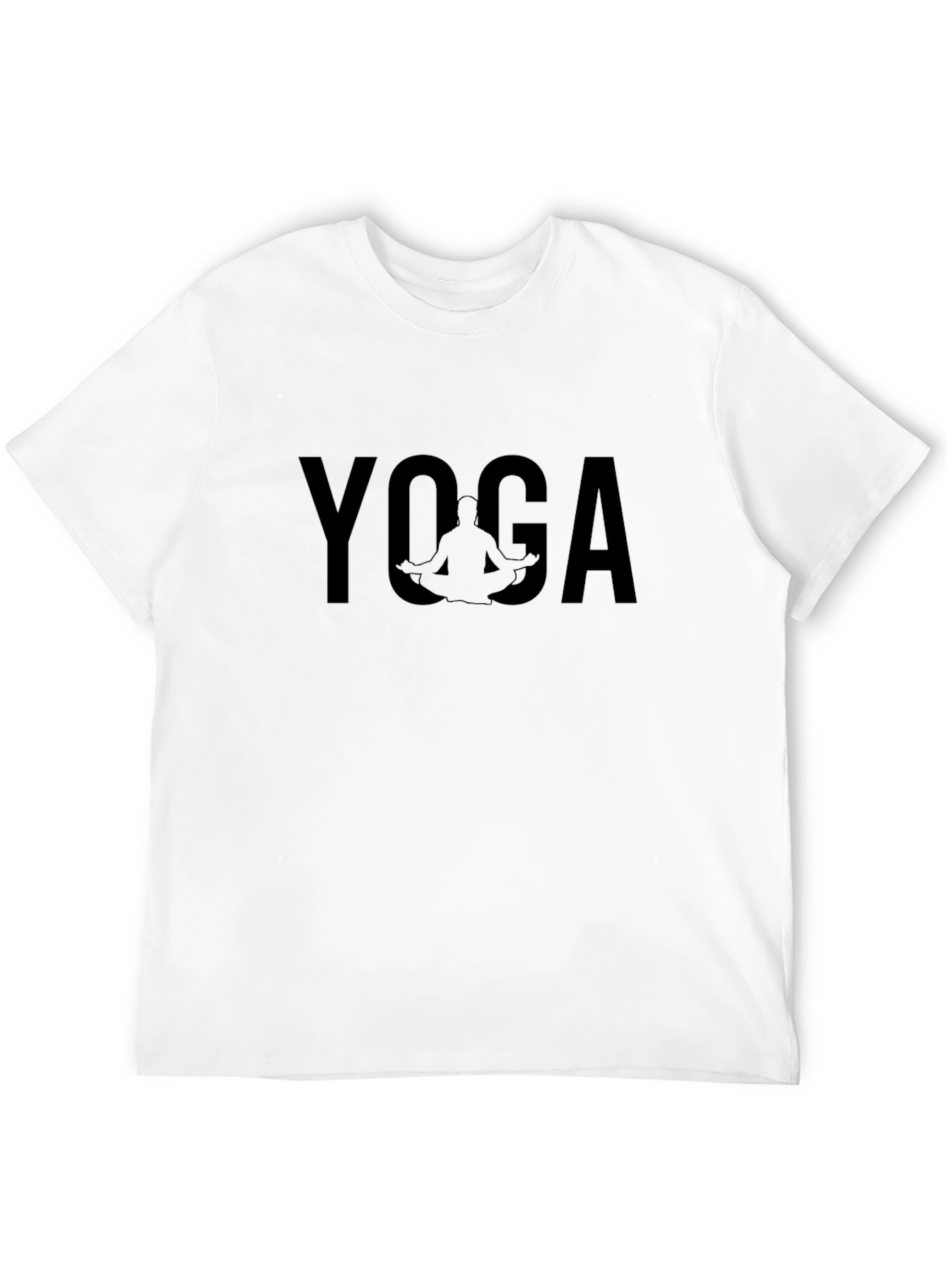 Yoga Silhouette Graphic Tee - Soft Cotton Blend