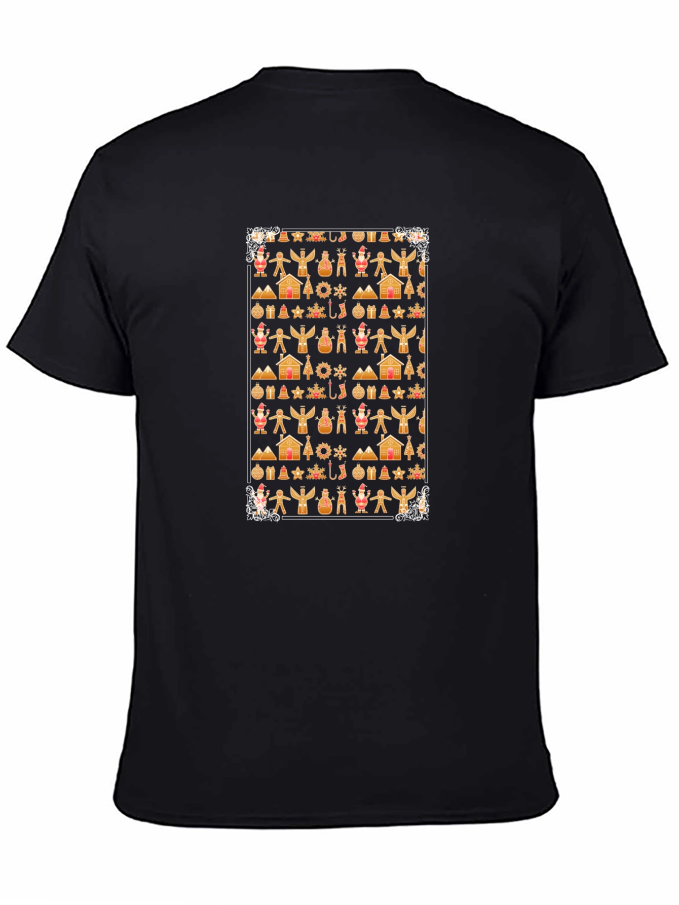 Christmas Gingerbread Pattern T-Shirt