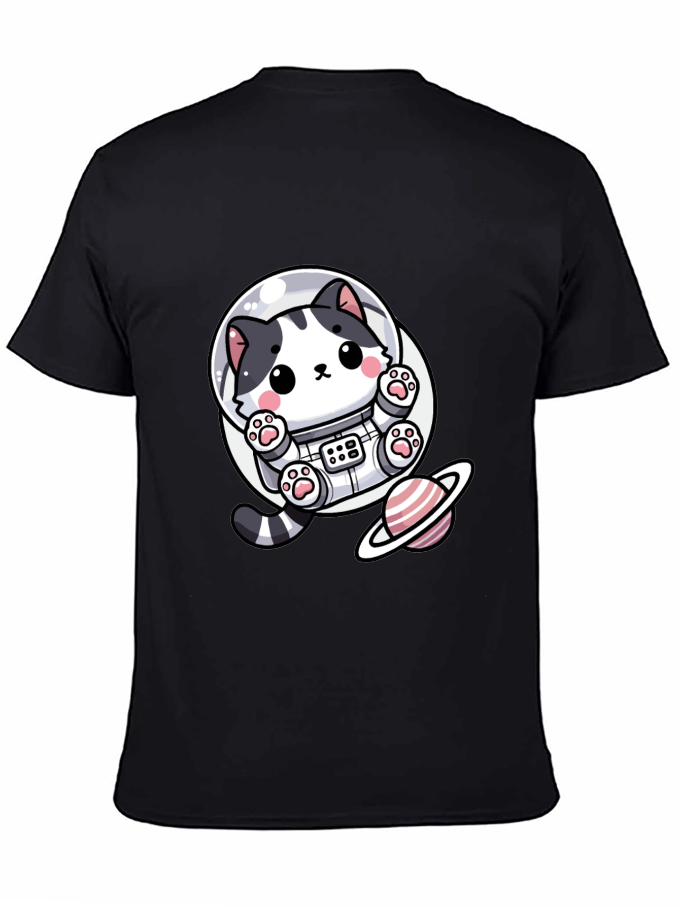 Astronaut Cat T-Shirt - Galaxy Space Kitten Tee