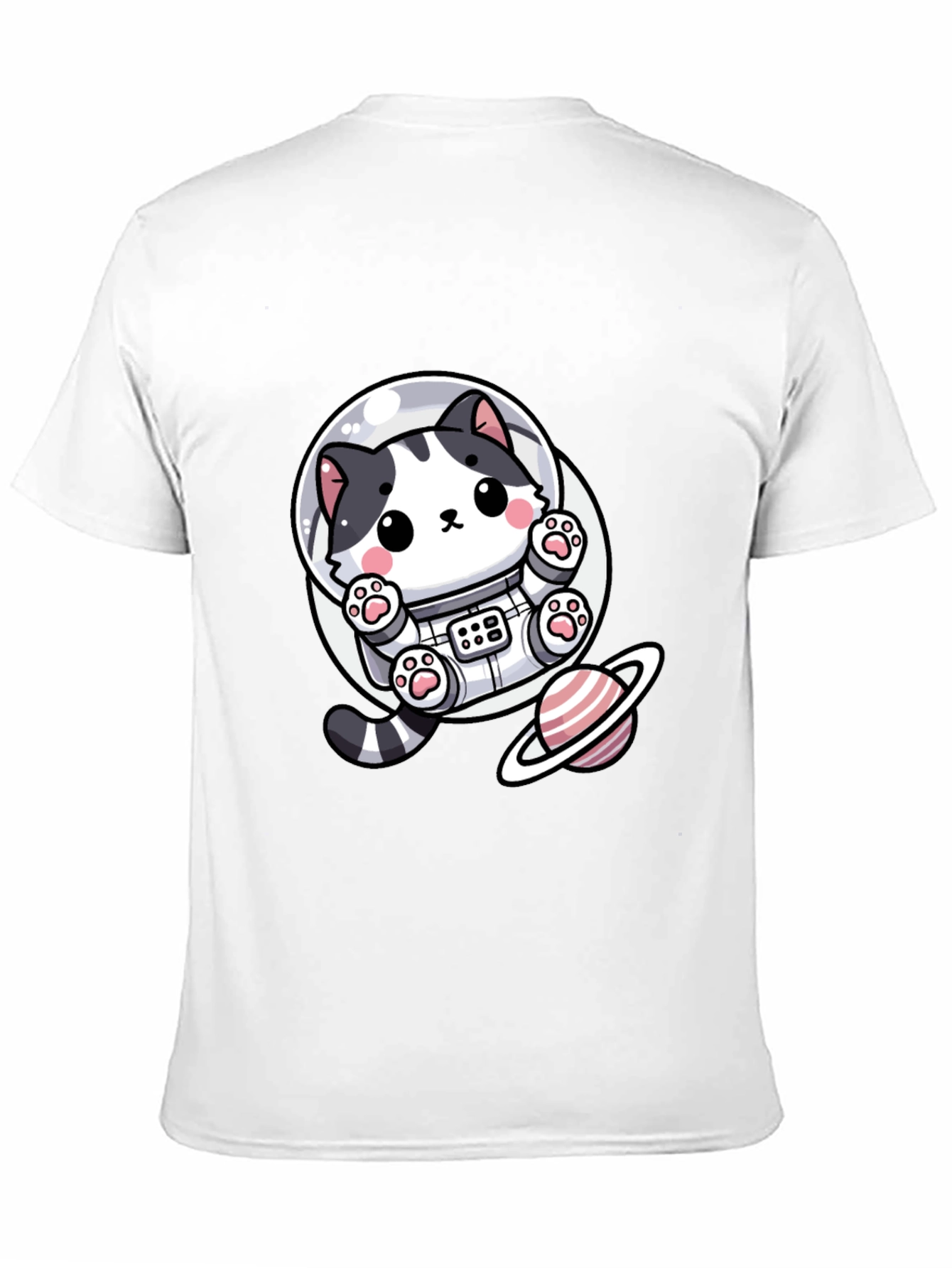 Astronaut Cat T-Shirt - Galaxy Space Kitten Tee