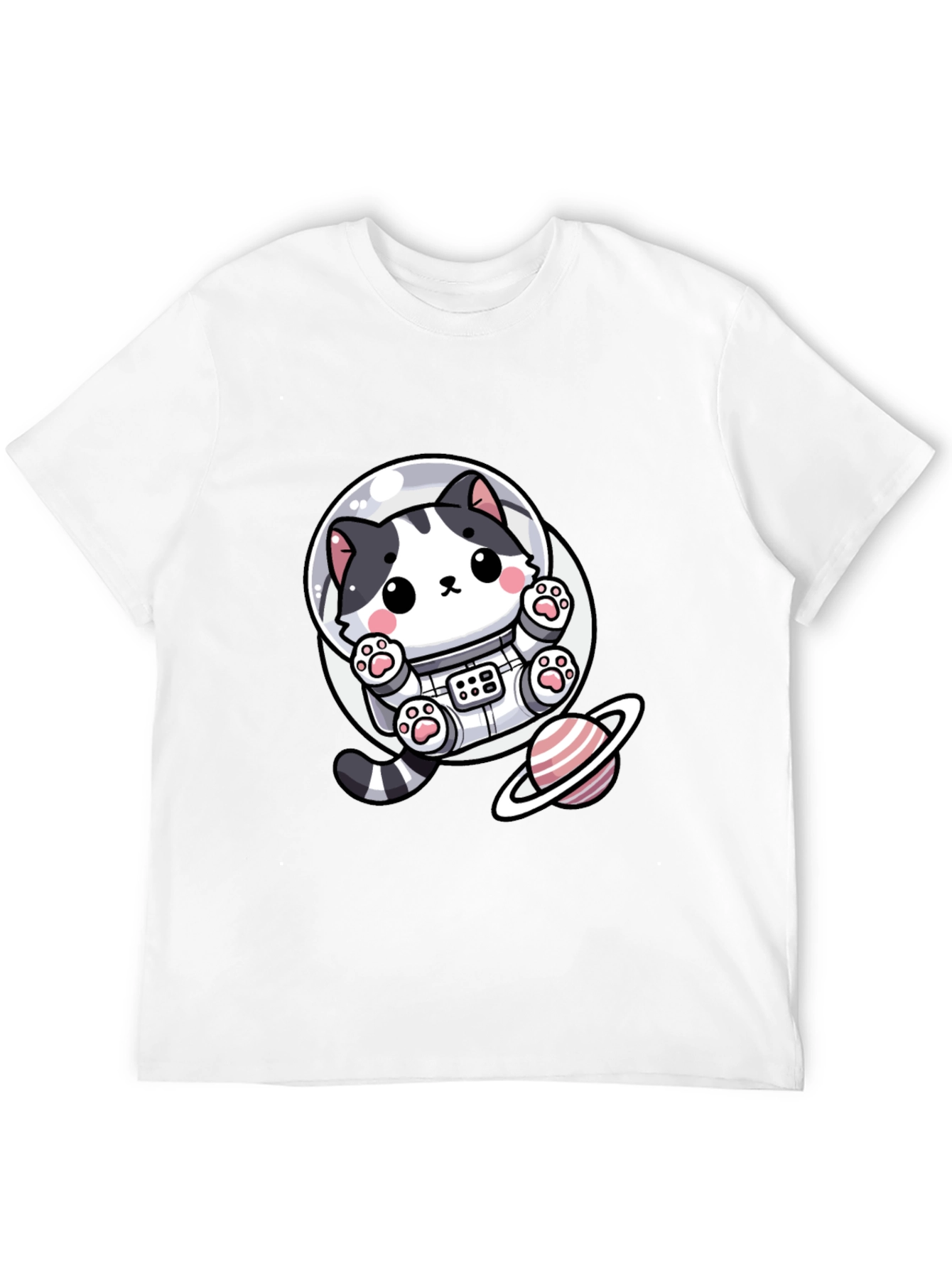 Astronaut Cat T-Shirt - Galaxy Space Kitten Tee
