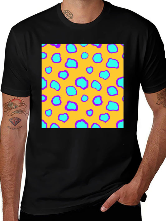 Patterned Crewneck T-Shirt