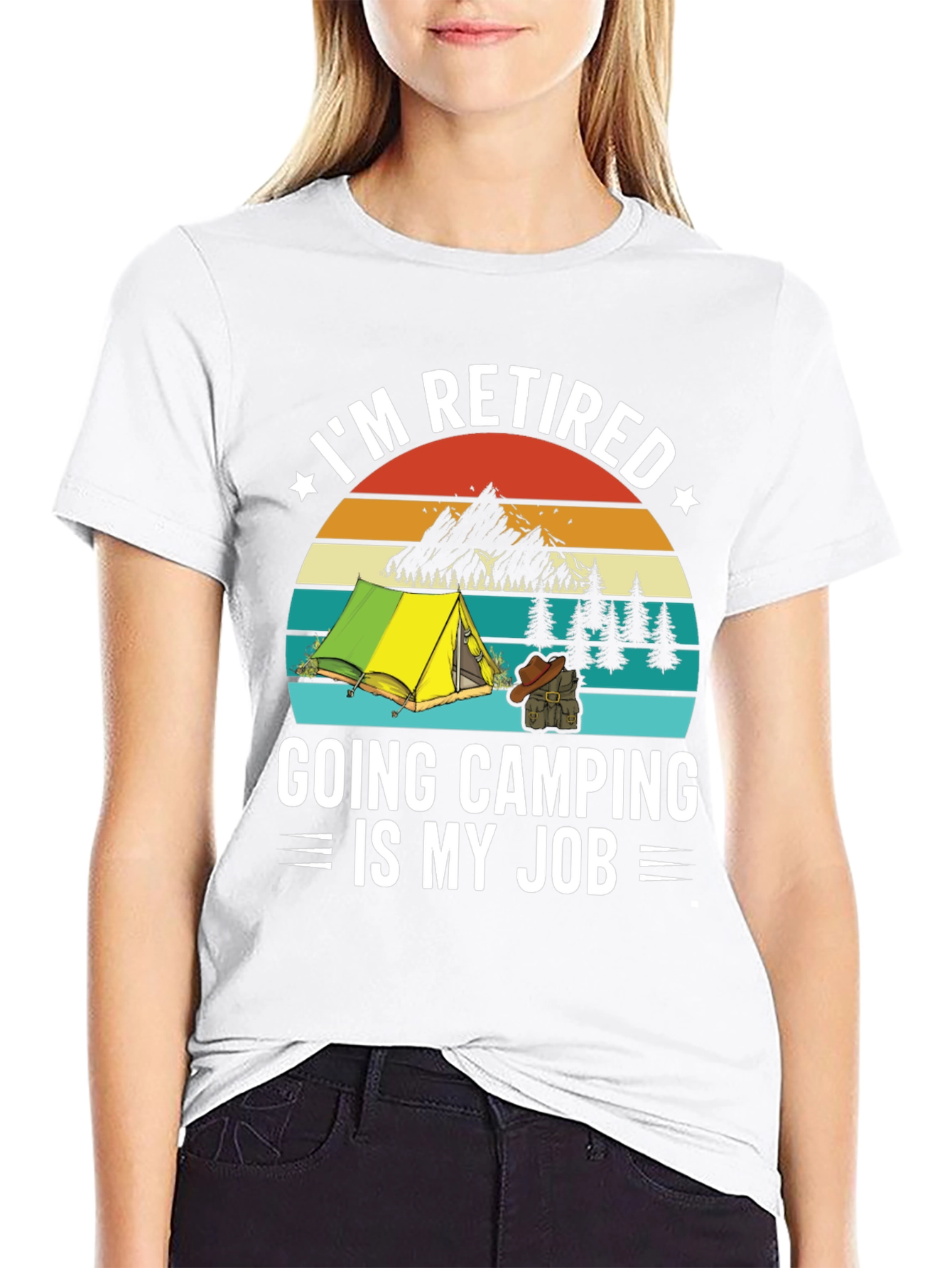 Retired Camping T-Shirt - My Job!