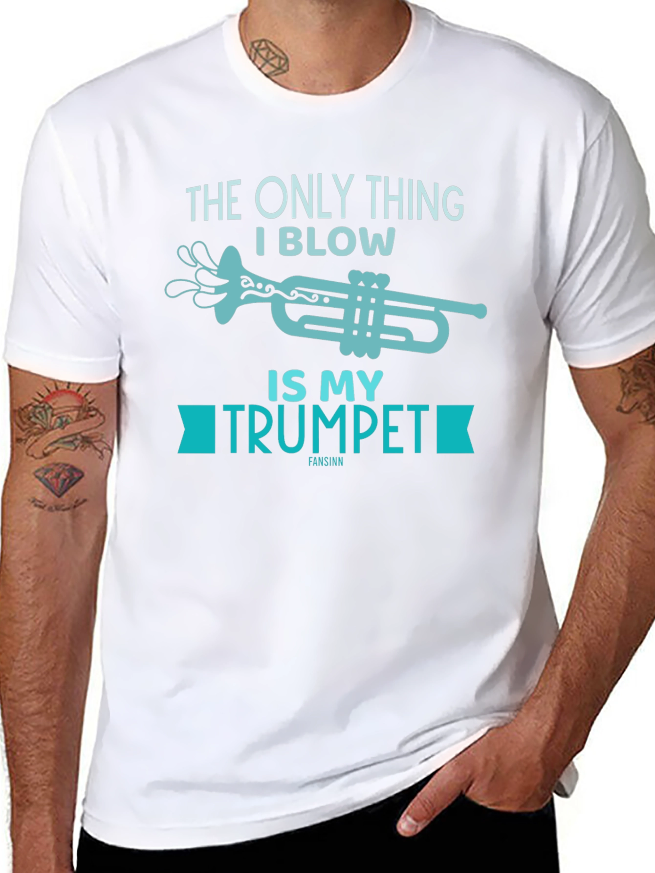 Funny Trumpet T-Shirt - The Only Thing I Blow!