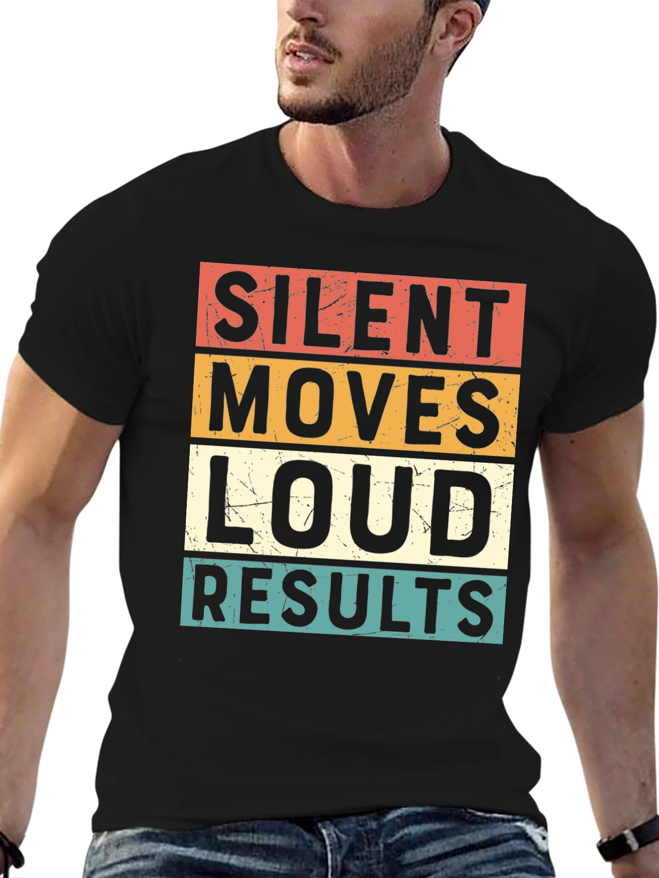 Silent Moves Loud Results Graphic Tee