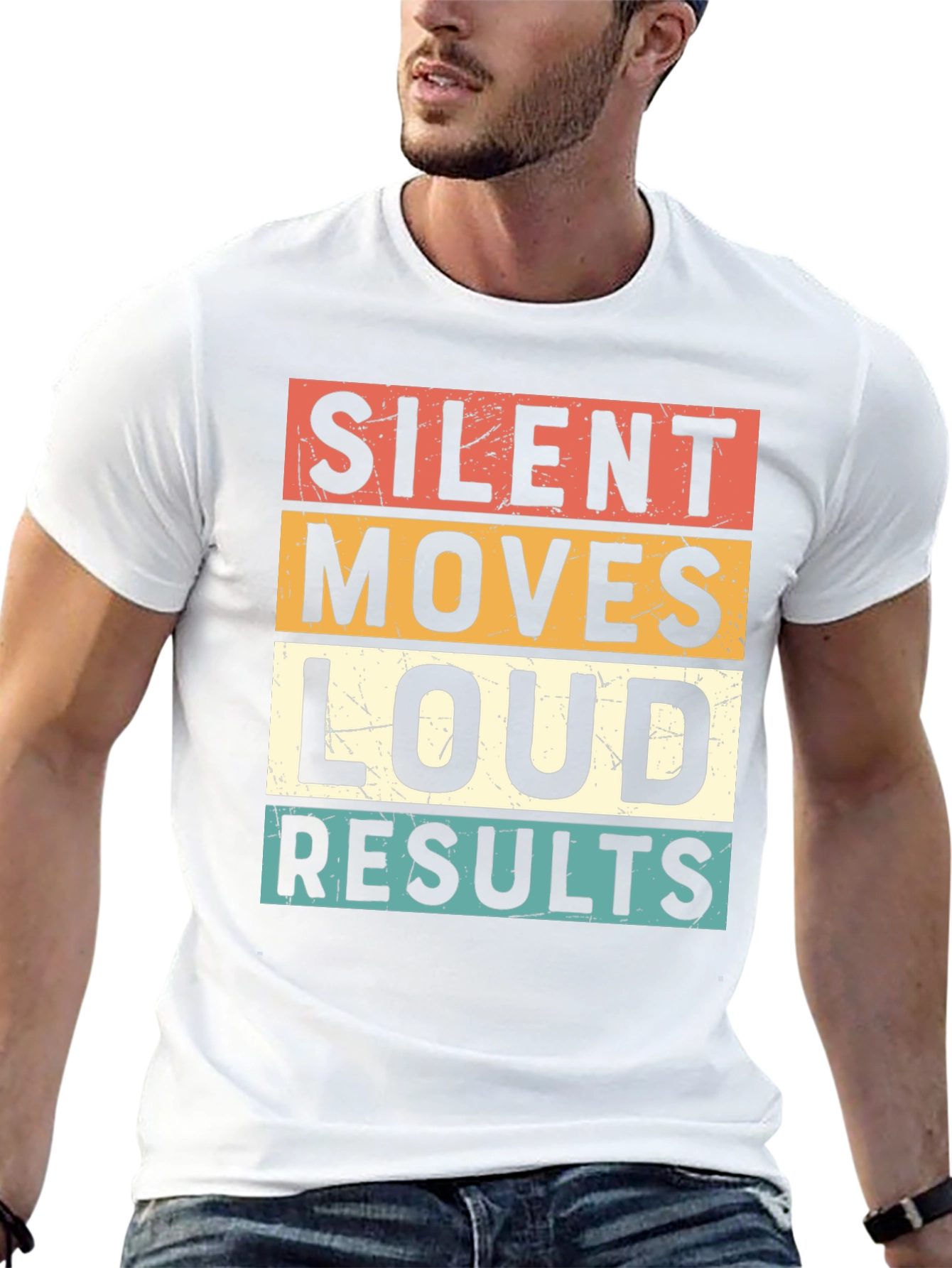 Silent Moves Loud Results Graphic Tee