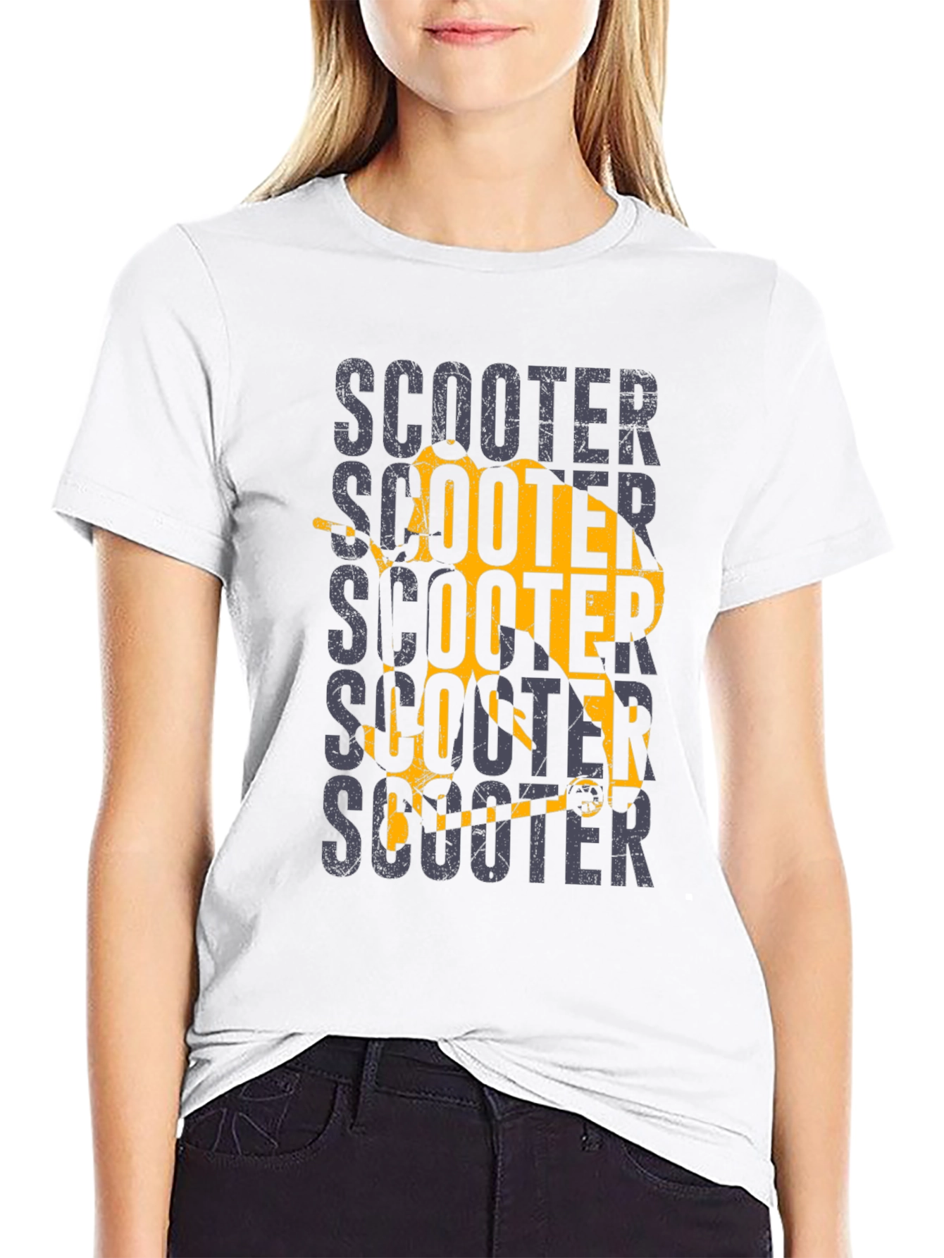 Scooter Graphic Tee - Retro Motorcycle Shirt