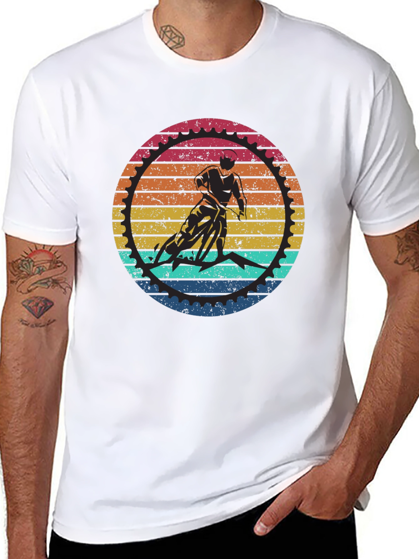 Retro Biker Graphic Tee