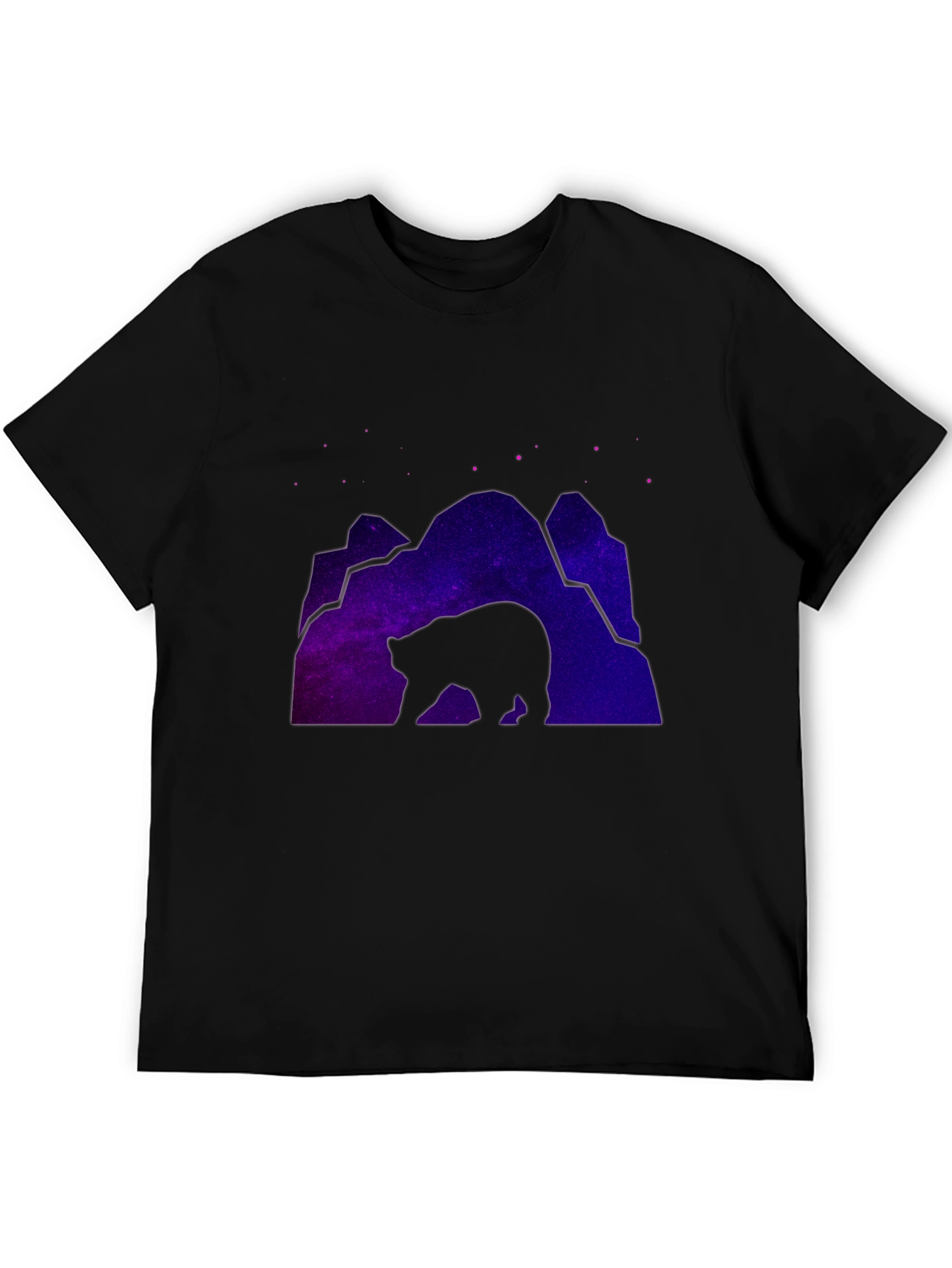 Cosmic Bear Black T-Shirt