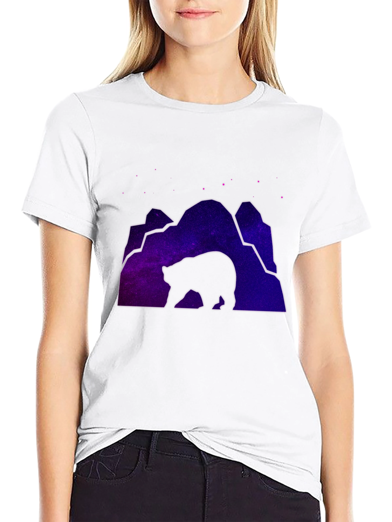 Cosmic Bear Black T-Shirt