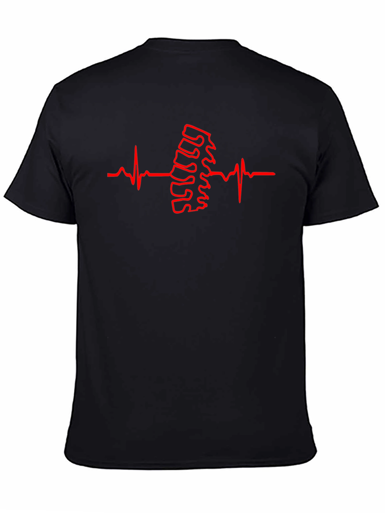 Chiropractor Heartbeat T-Shirt - Spine Alignment