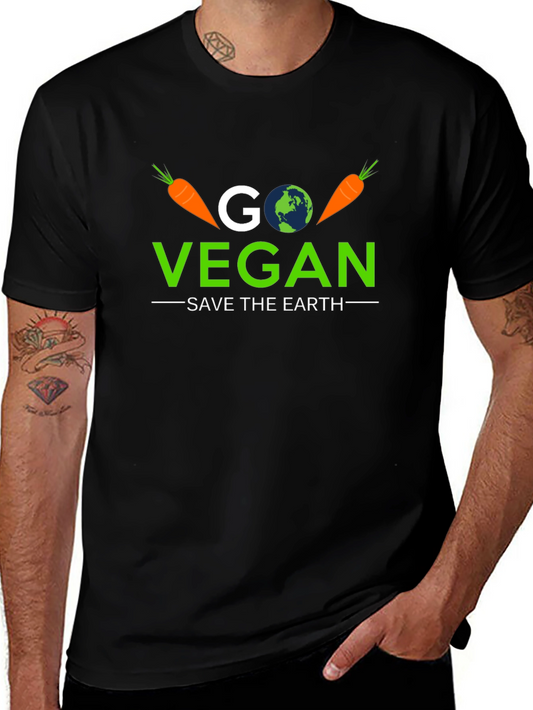 Go Vegan Save the Earth T-Shirt