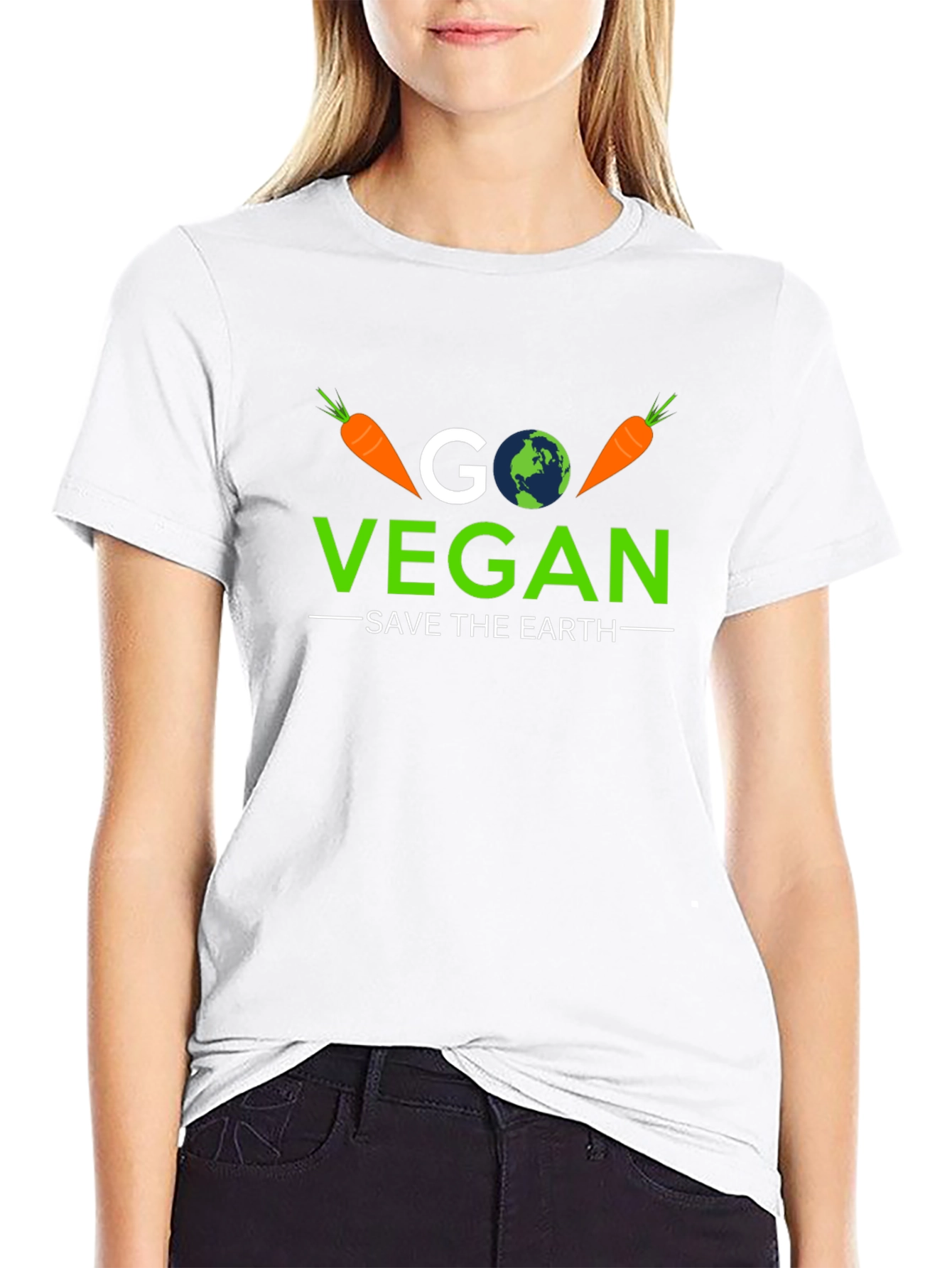 Go Vegan Save the Earth T-Shirt