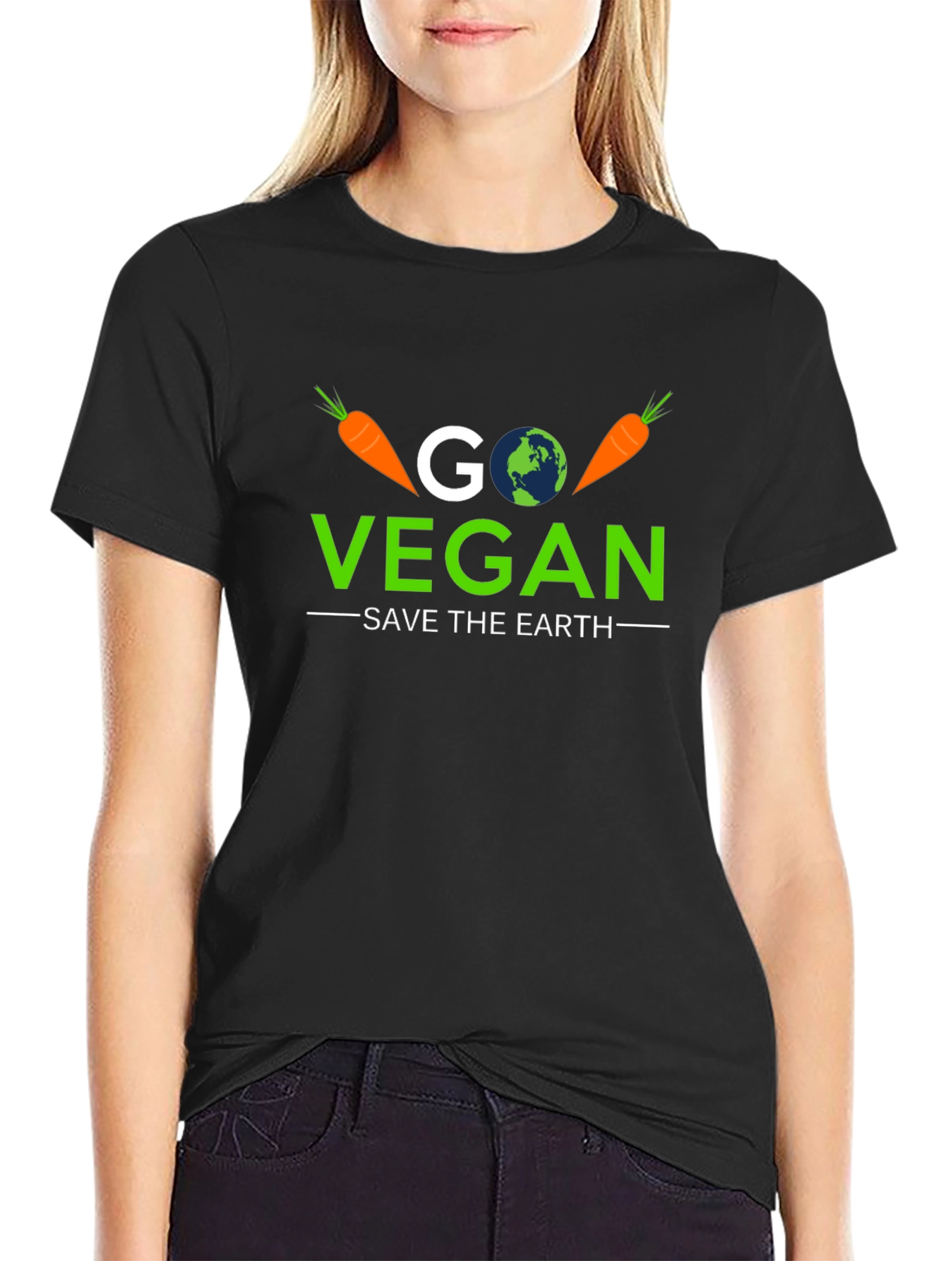 Go Vegan Save the Earth T-Shirt