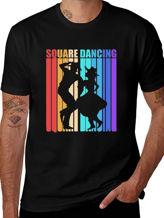 Square Dancing Retro Graphic Tee