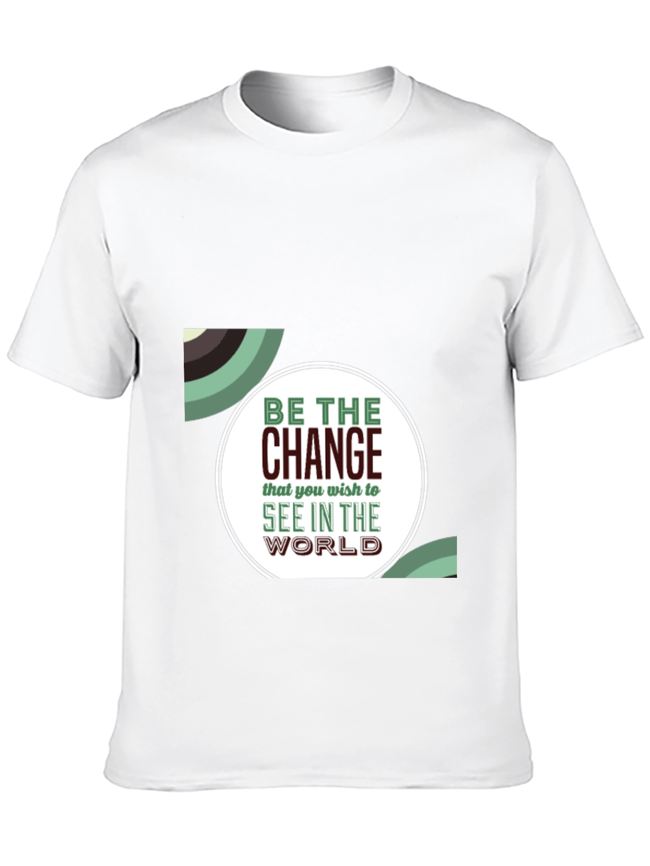 Be The Change Graphic Tee - Inspiring Black T-Shirt