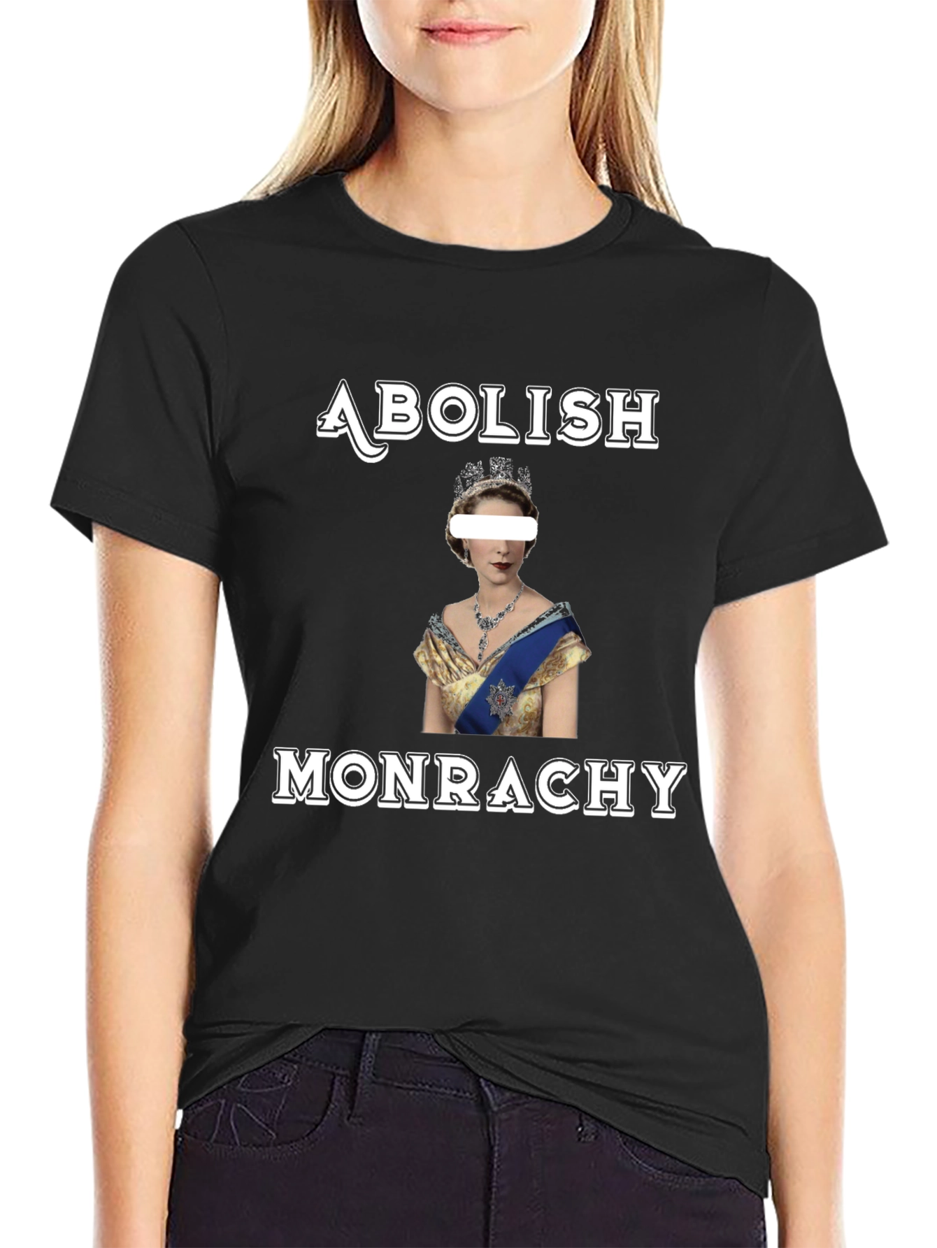 Abolish Monarchy Graphic T-Shirt