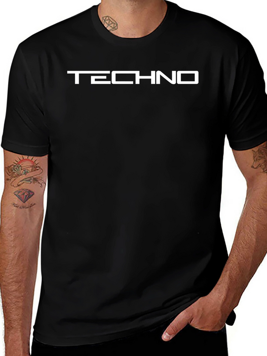 Techno T-Shirt - Bold Graphic Tee