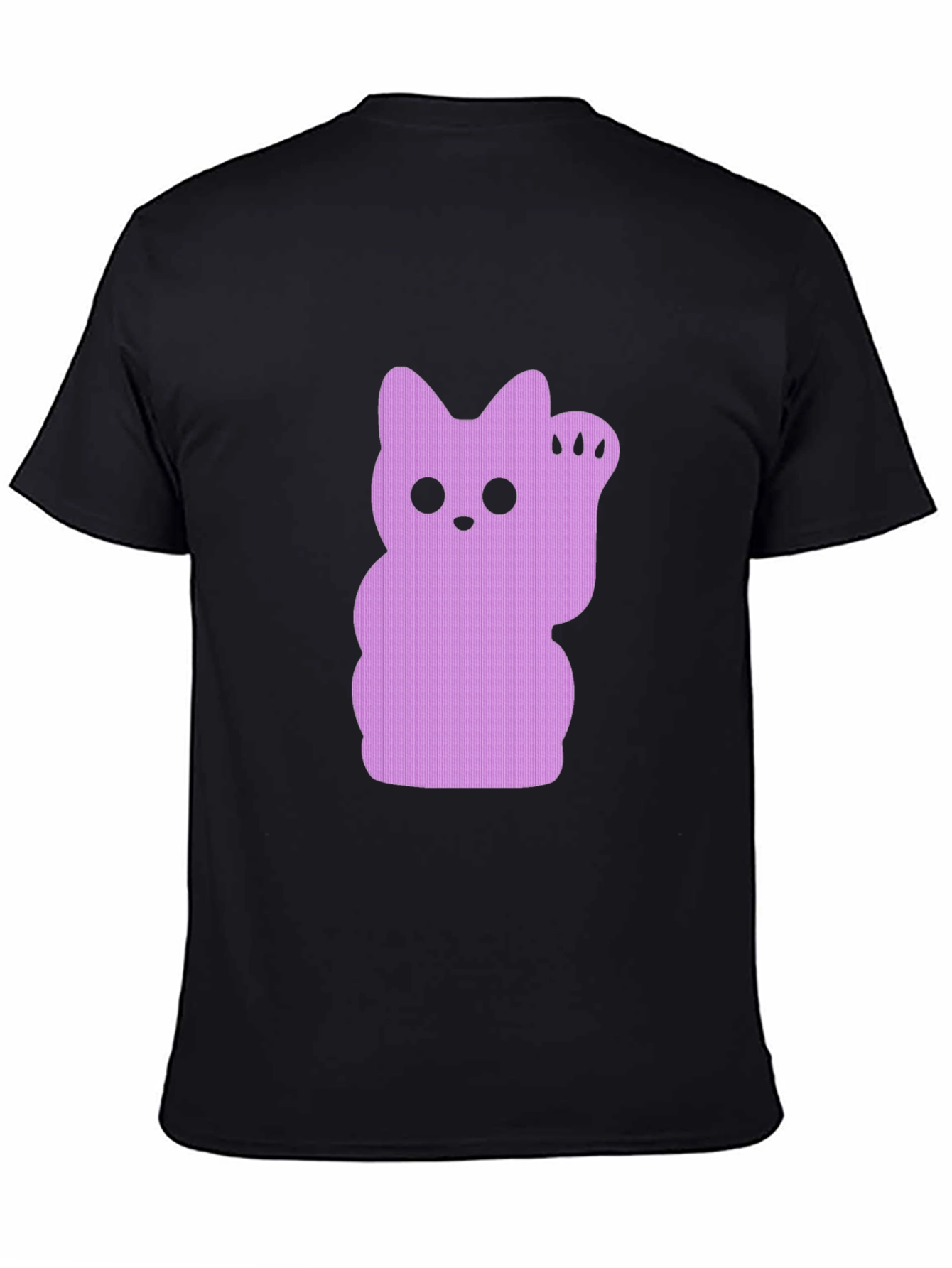 Lucky Cat Graphic Tee - Black