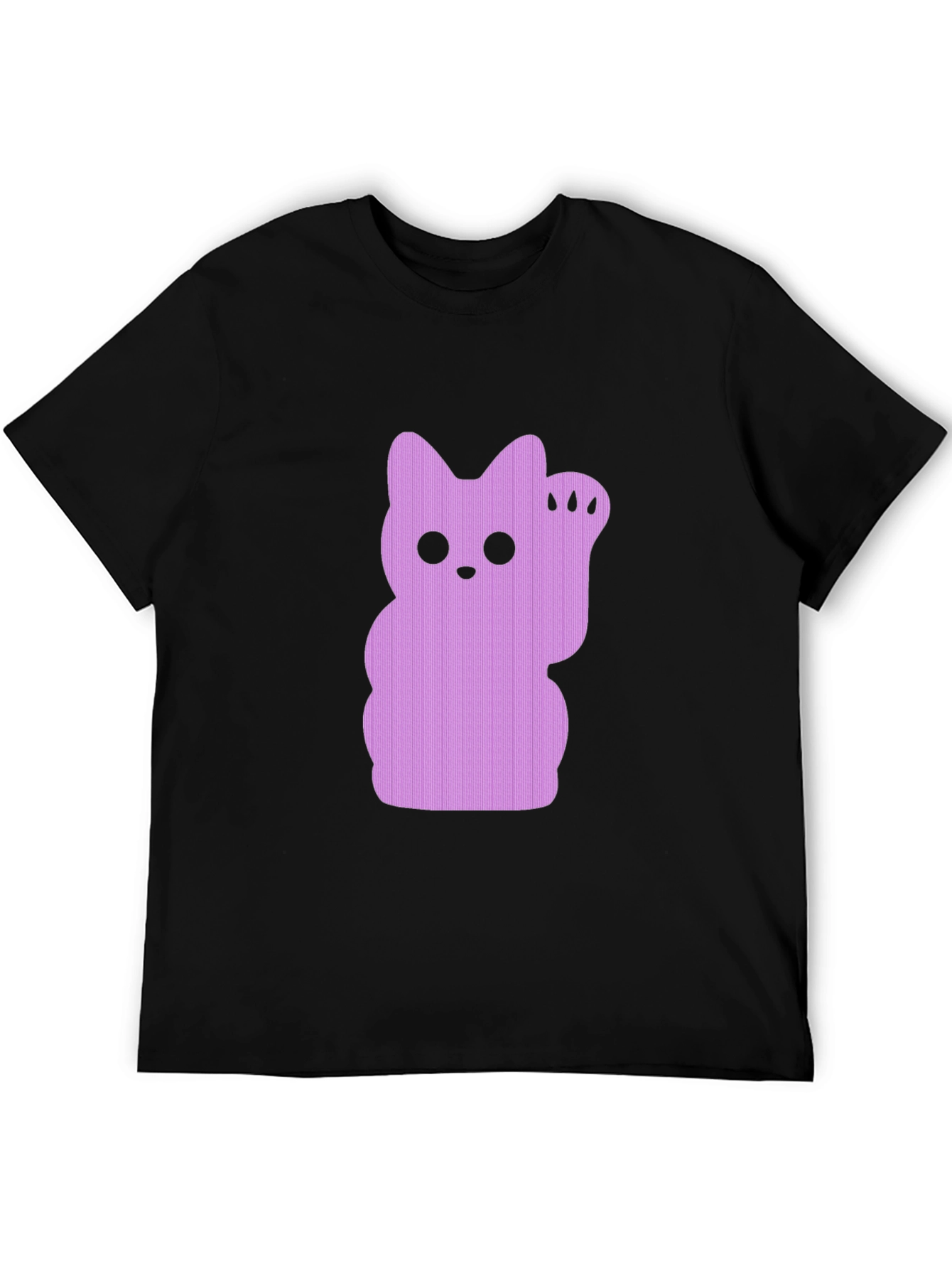 Lucky Cat Graphic Tee - Black