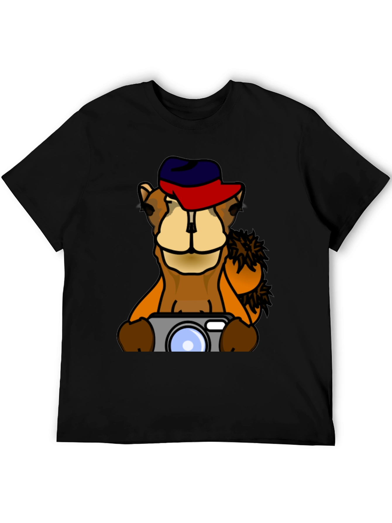 Camel Photographer Graphic T-Shirt