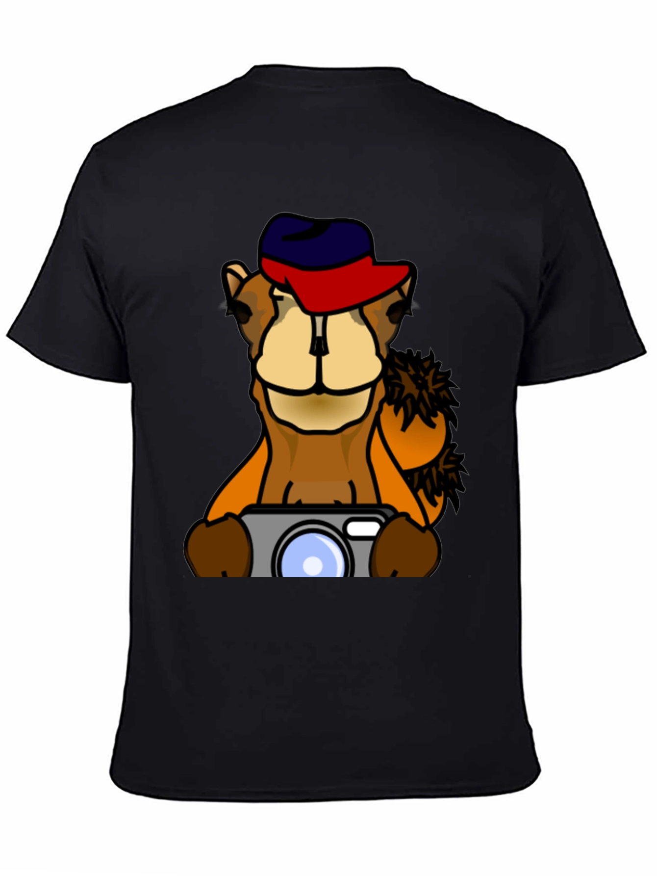 Camel Photographer Graphic T-Shirt
