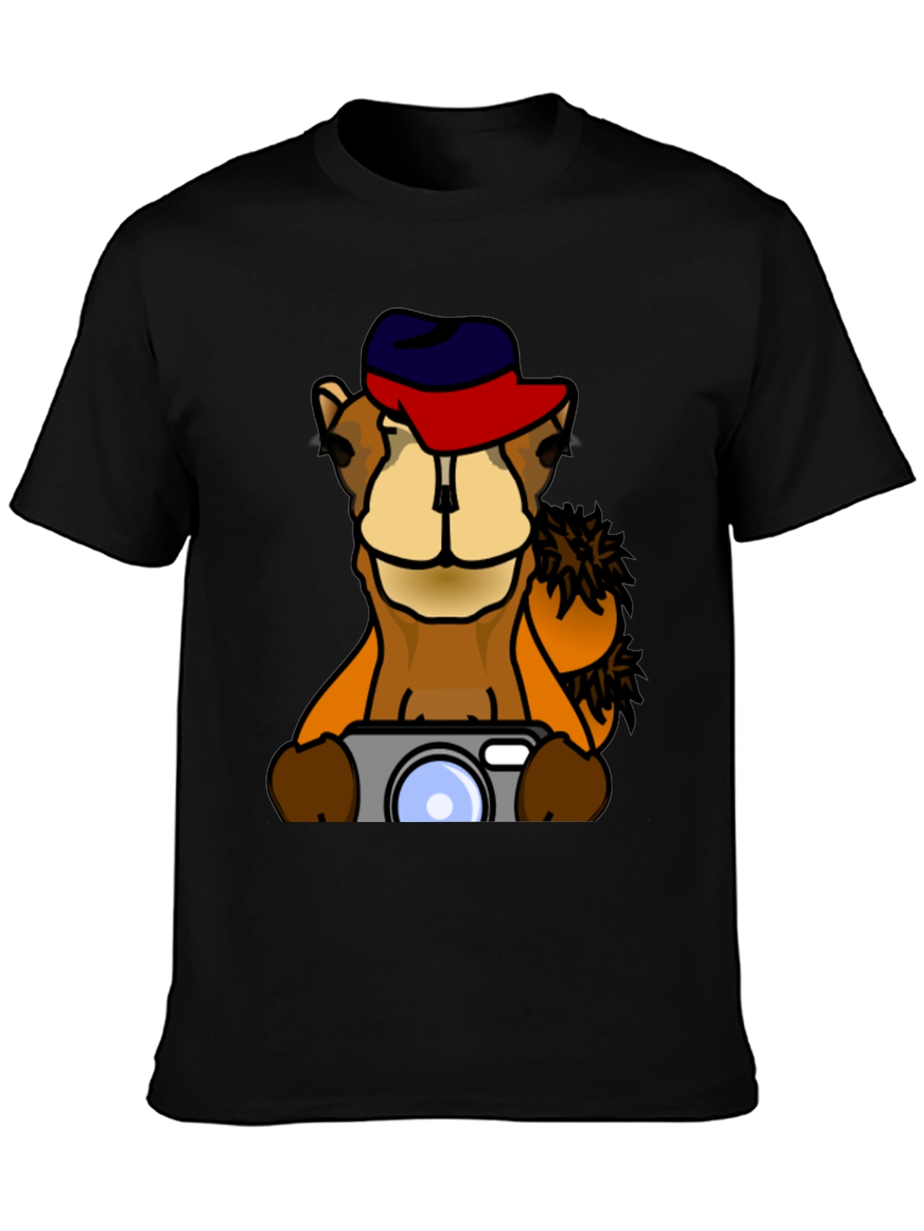 Camel Photographer Graphic T-Shirt