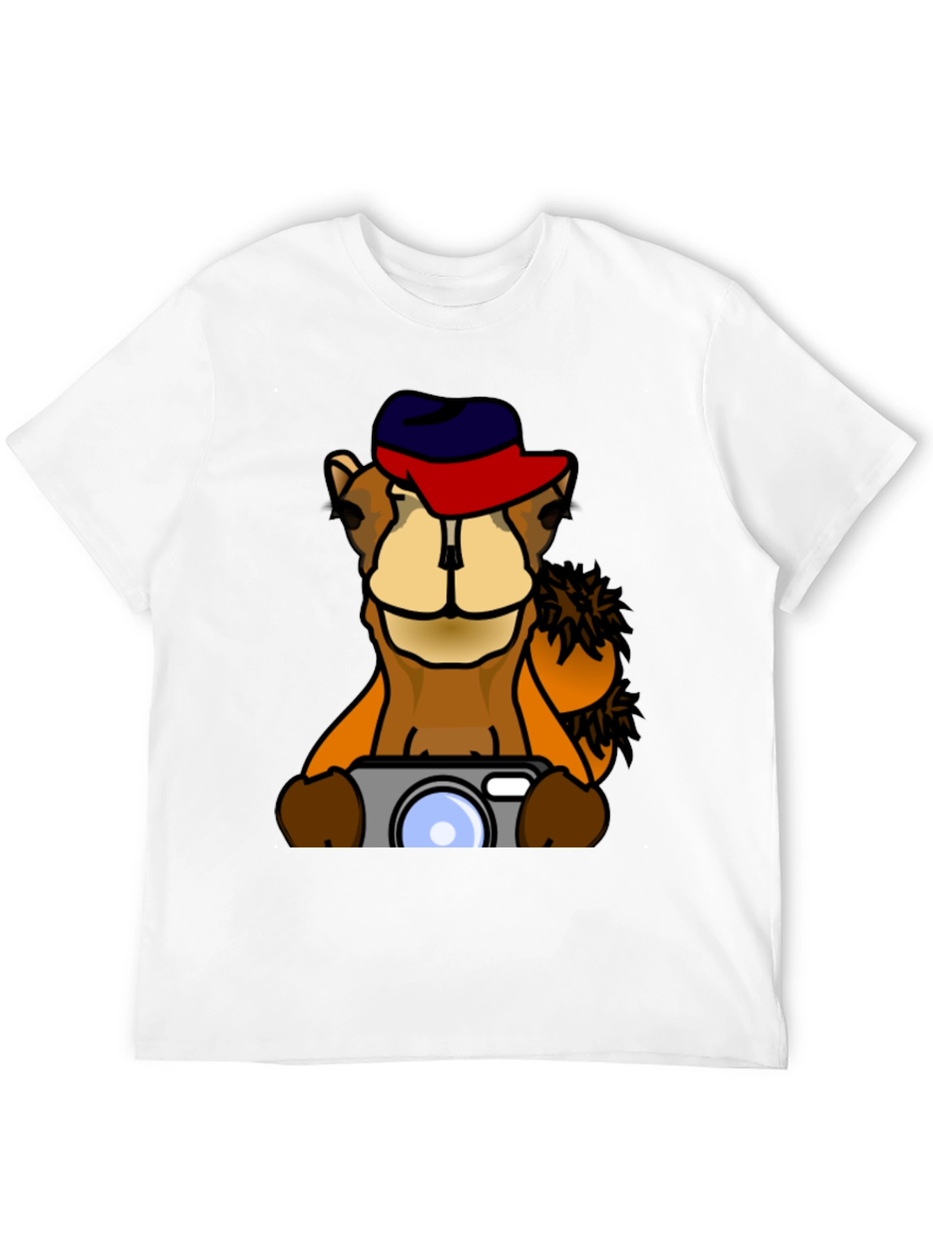 Camel Photographer Graphic T-Shirt