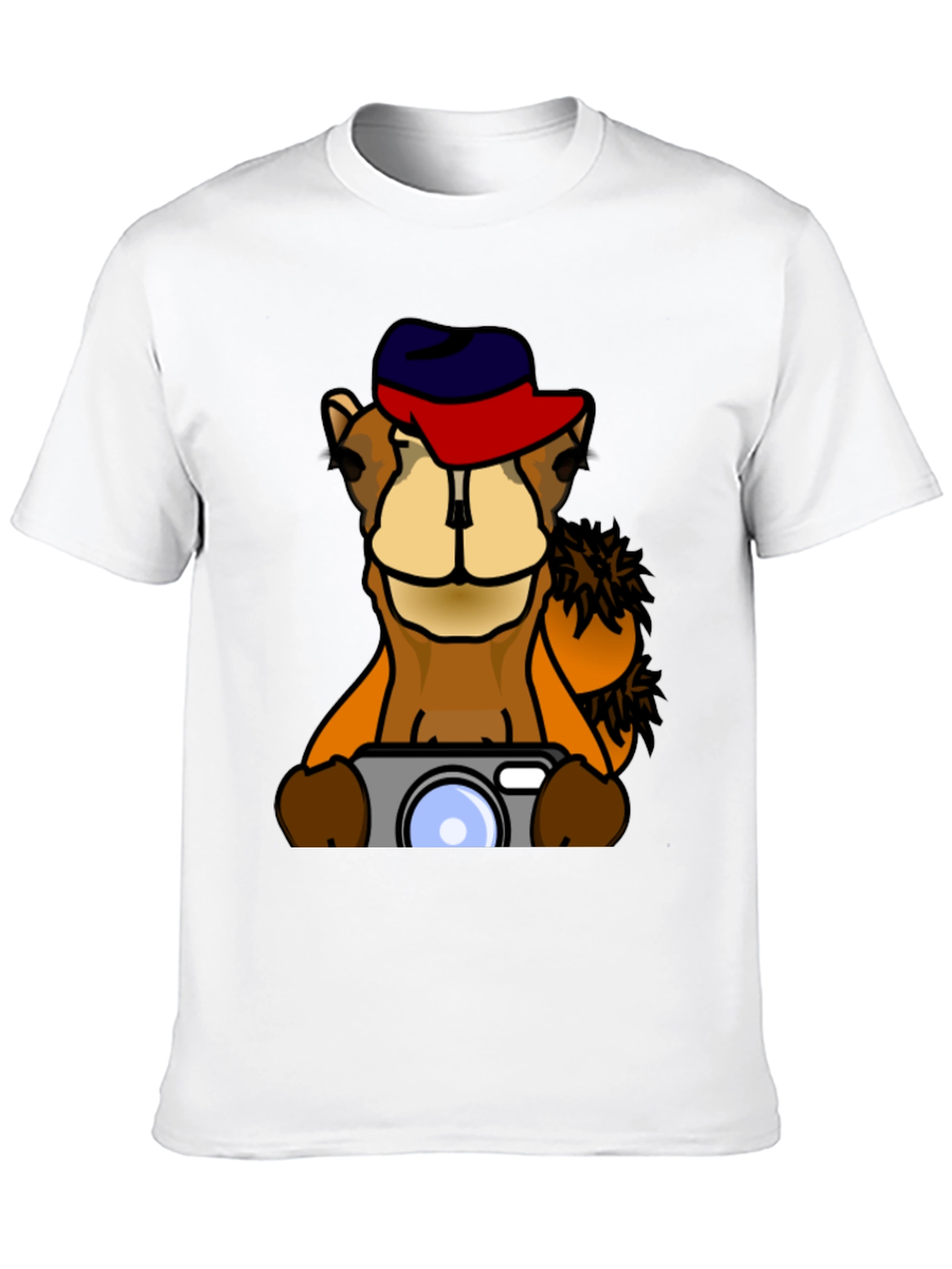 Camel Photographer Graphic T-Shirt