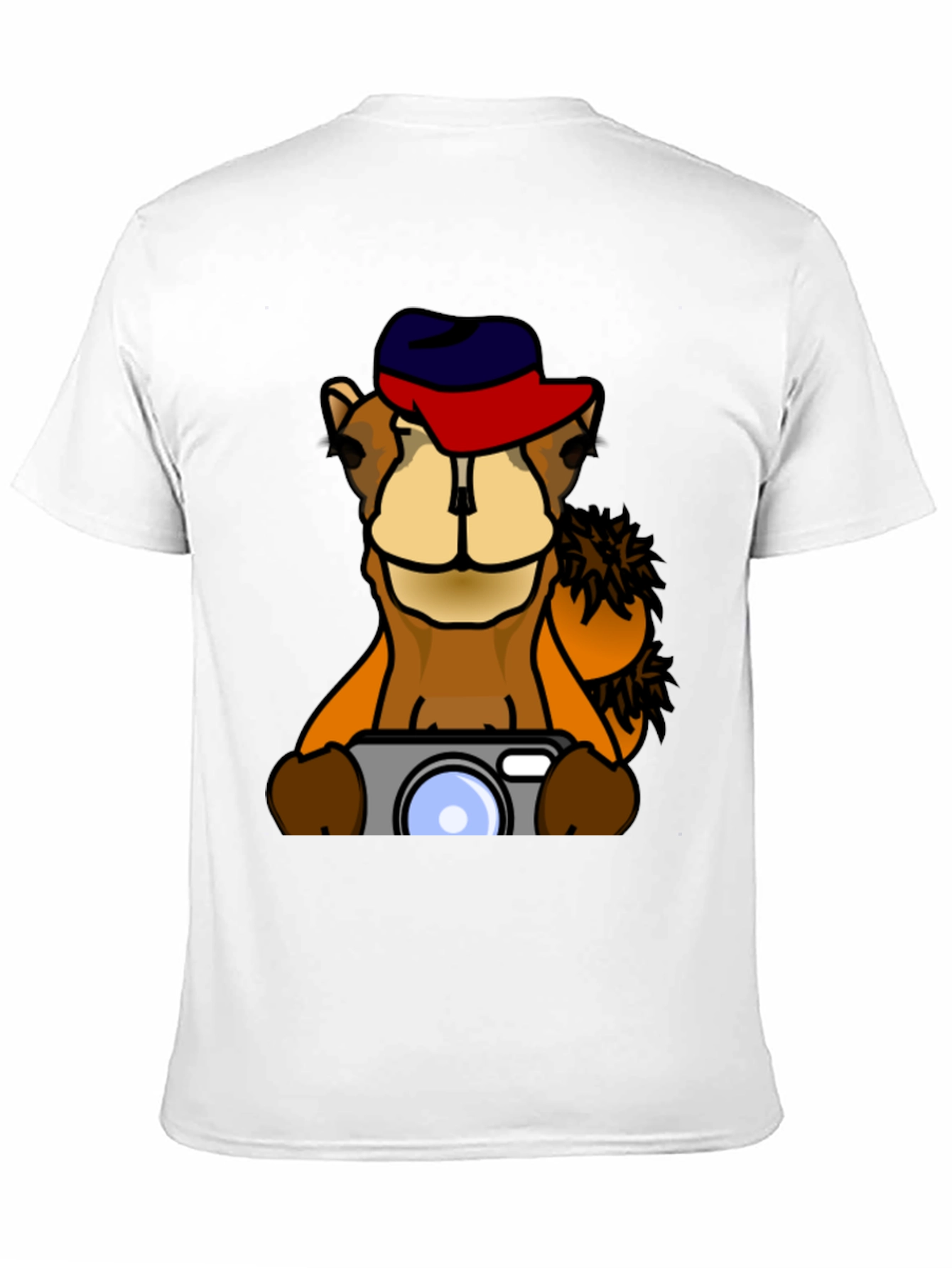 Camel Photographer Graphic T-Shirt