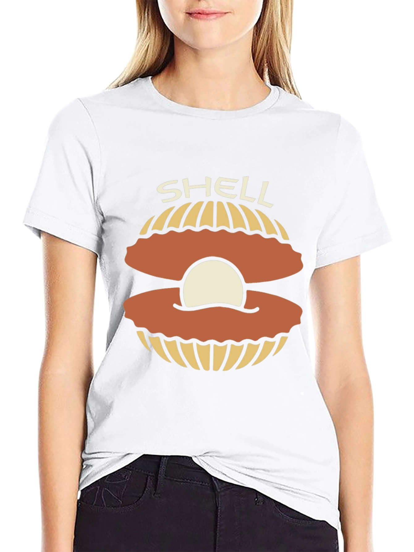 Shell Graphic T-Shirt - Classic Black Tee