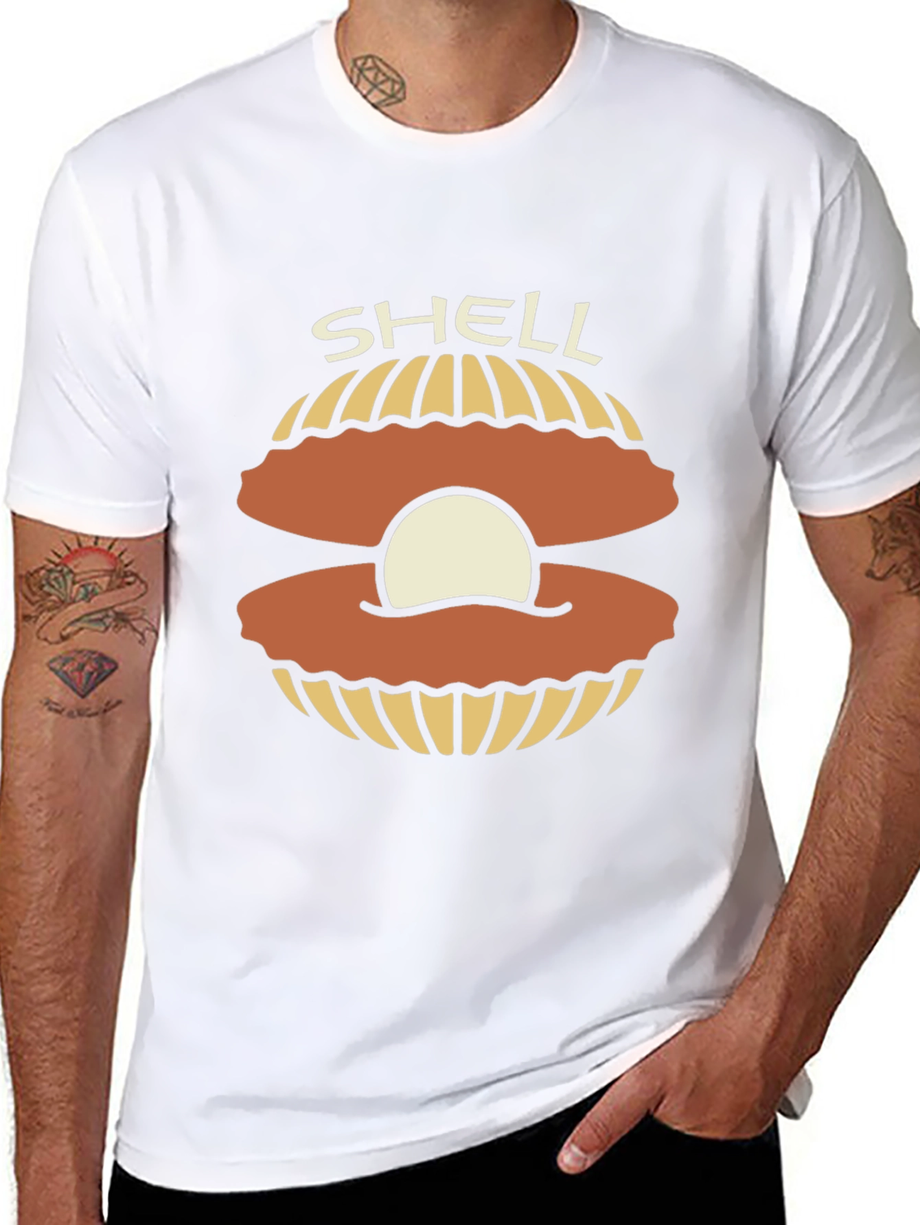 Shell Graphic T-Shirt - Classic Black Tee