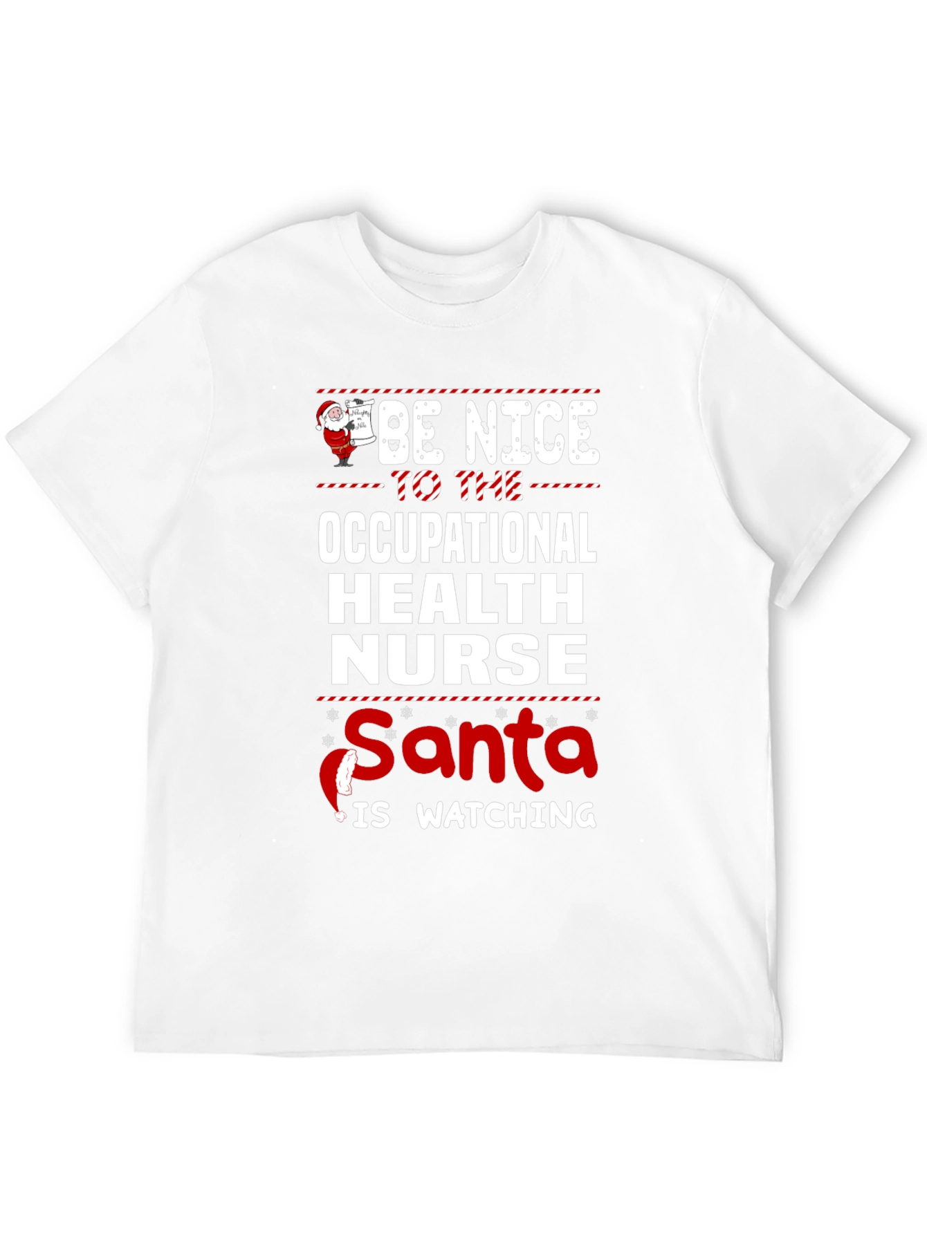 Funny Occupational Health Nurse Christmas T-Shirt