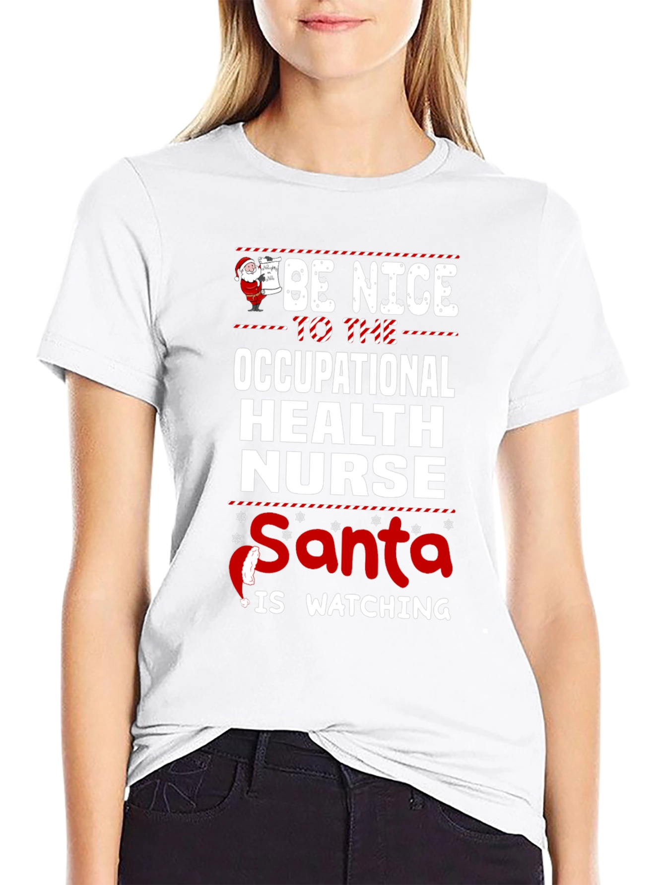 Funny Occupational Health Nurse Christmas T-Shirt