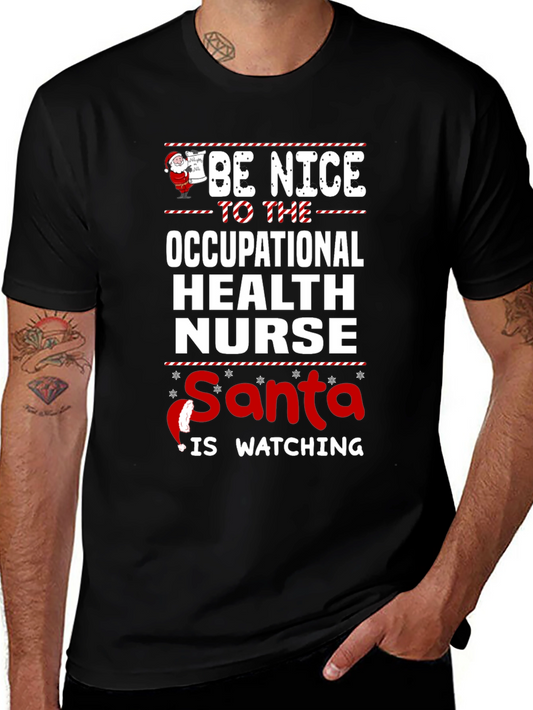 Funny Occupational Health Nurse Christmas T-Shirt