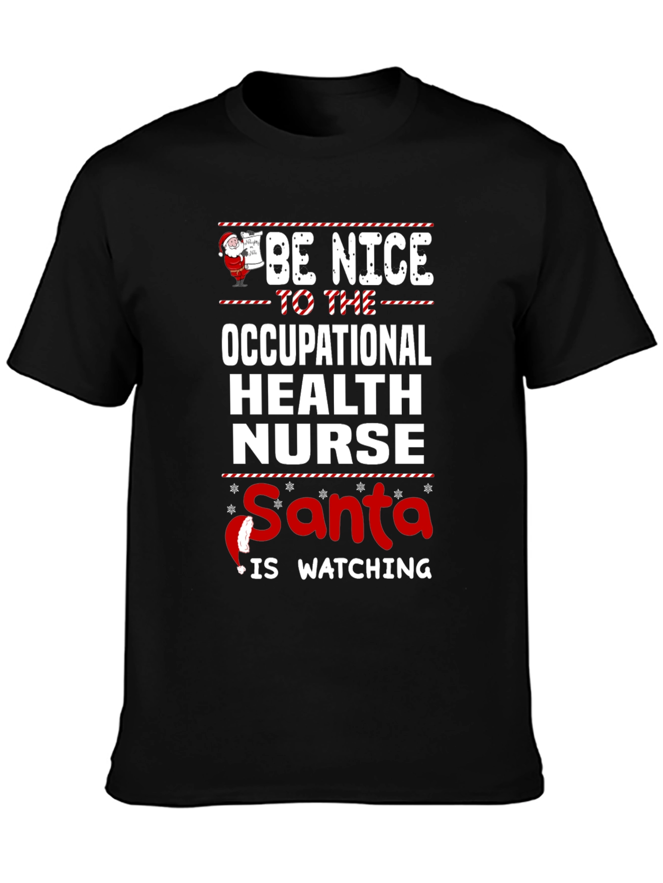 Funny Occupational Health Nurse Christmas T-Shirt