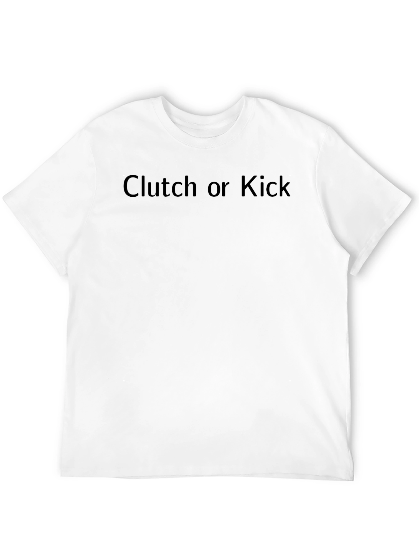 Clutch or Kick Graphic Tee - Black