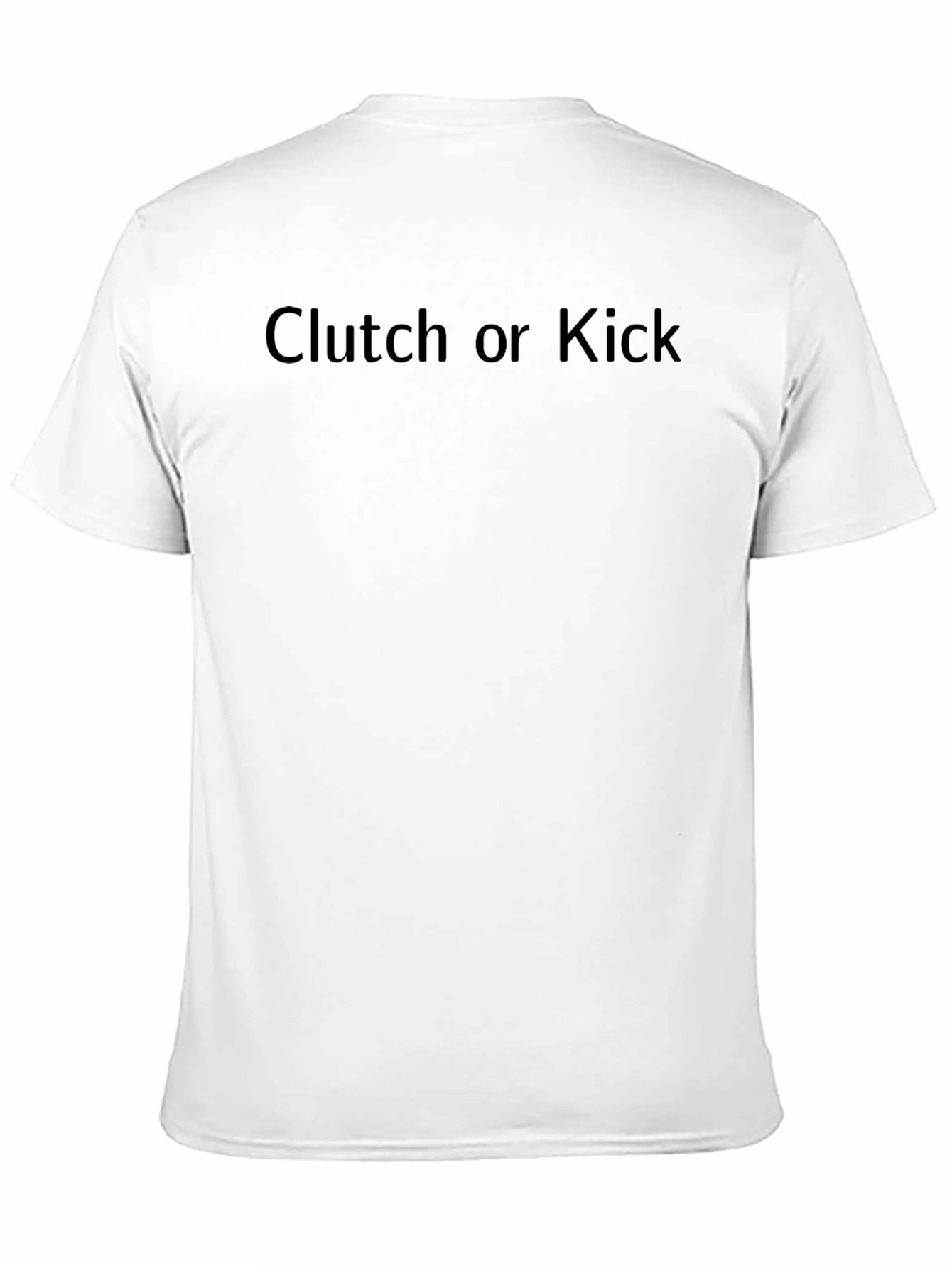 Clutch or Kick Graphic Tee - Black