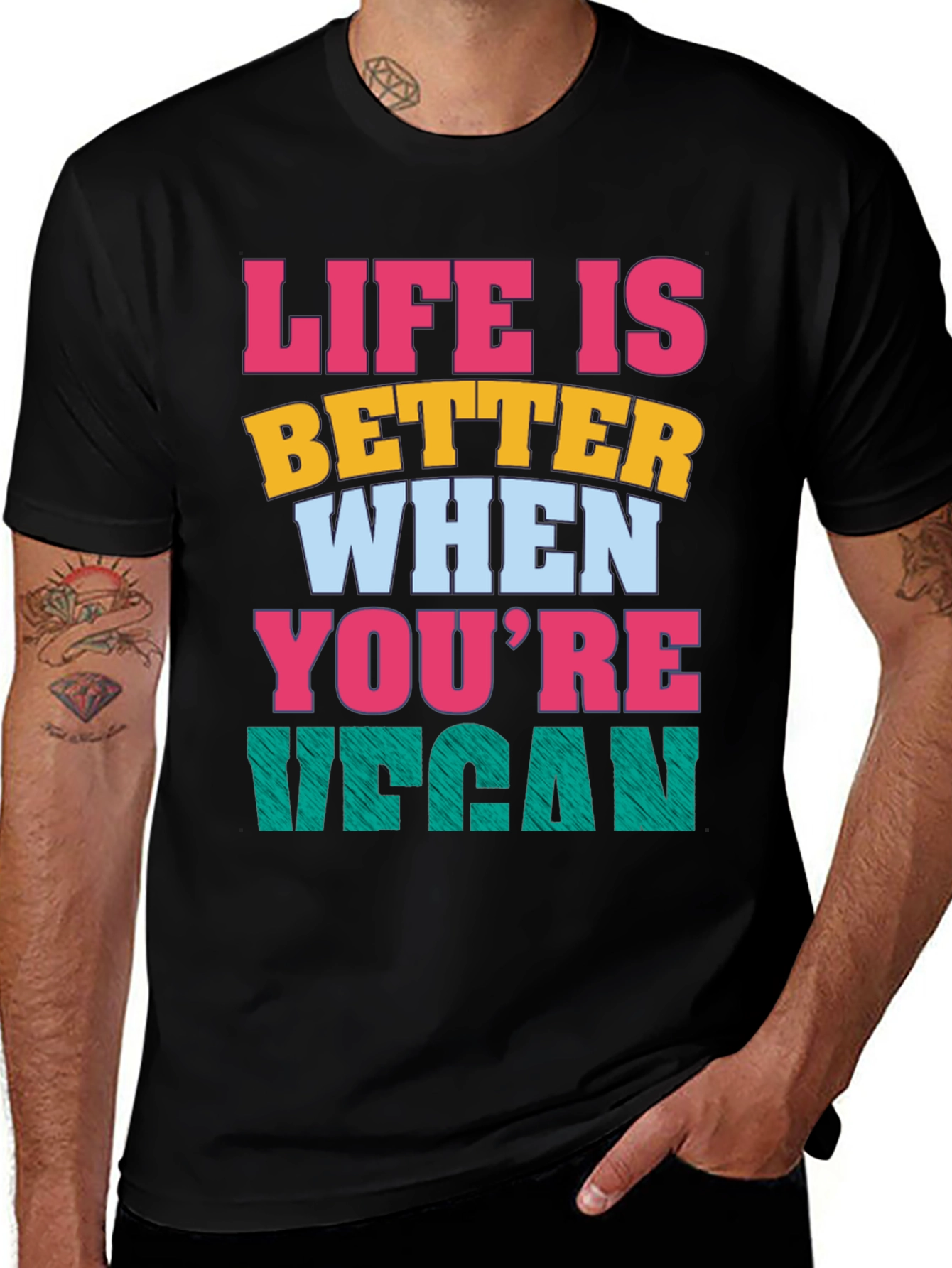 Life is Better When Youre Vegan T-Shirt