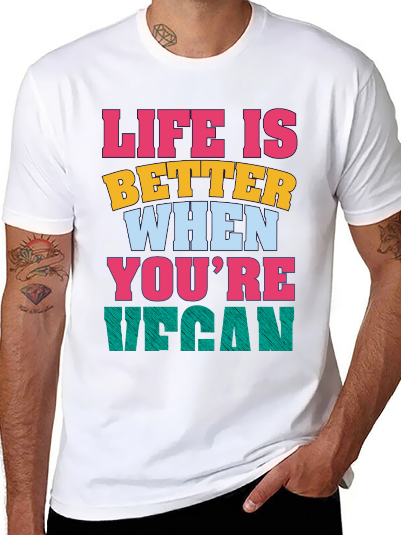 Life is Better When Youre Vegan T-Shirt