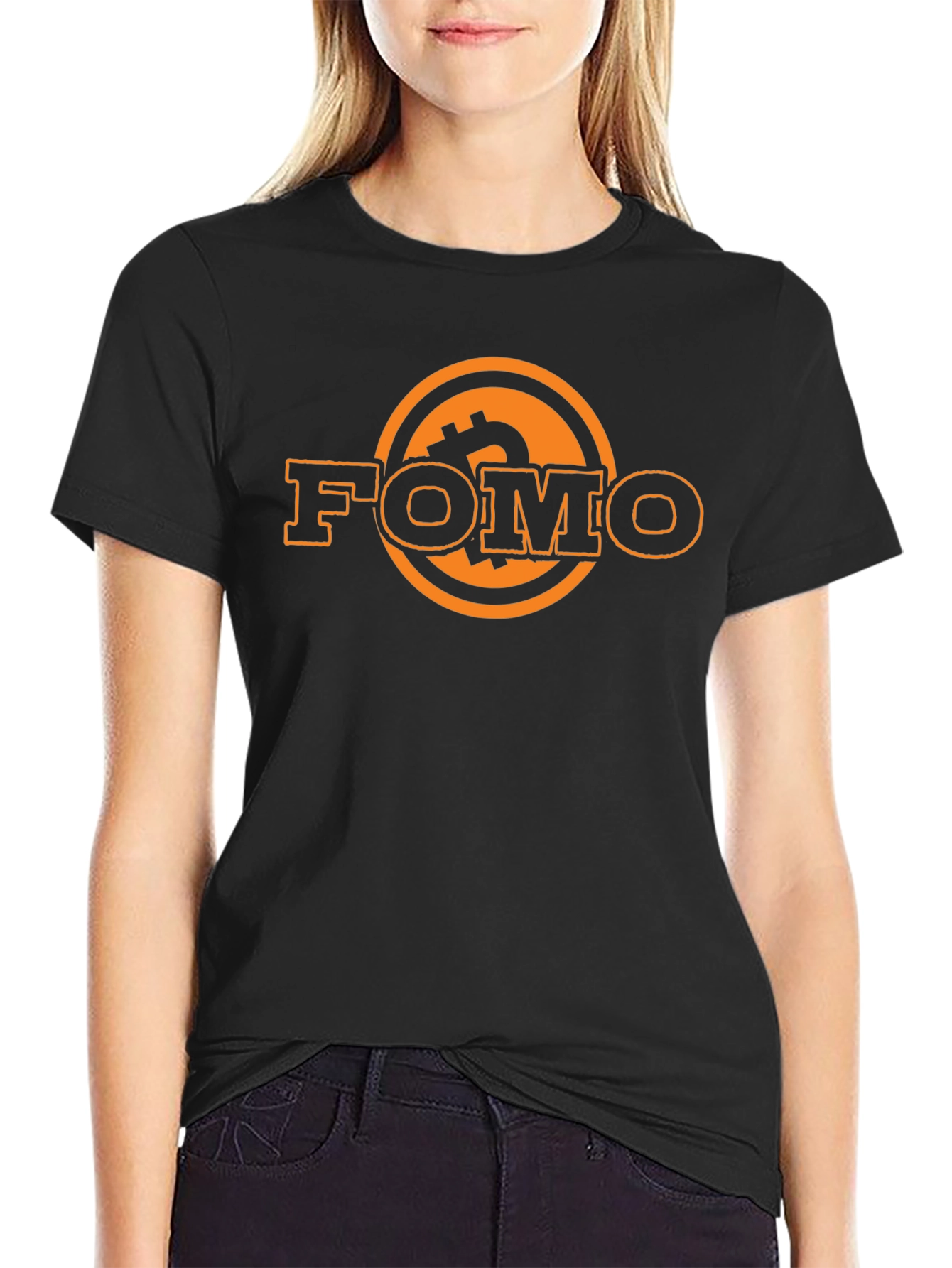 FOMO Bitcoin Crypto T-Shirt - Black