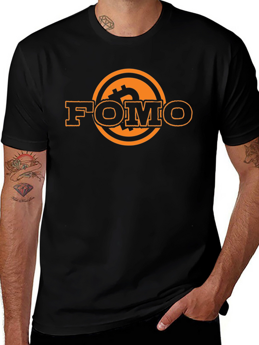 FOMO Bitcoin Crypto T-Shirt - Black