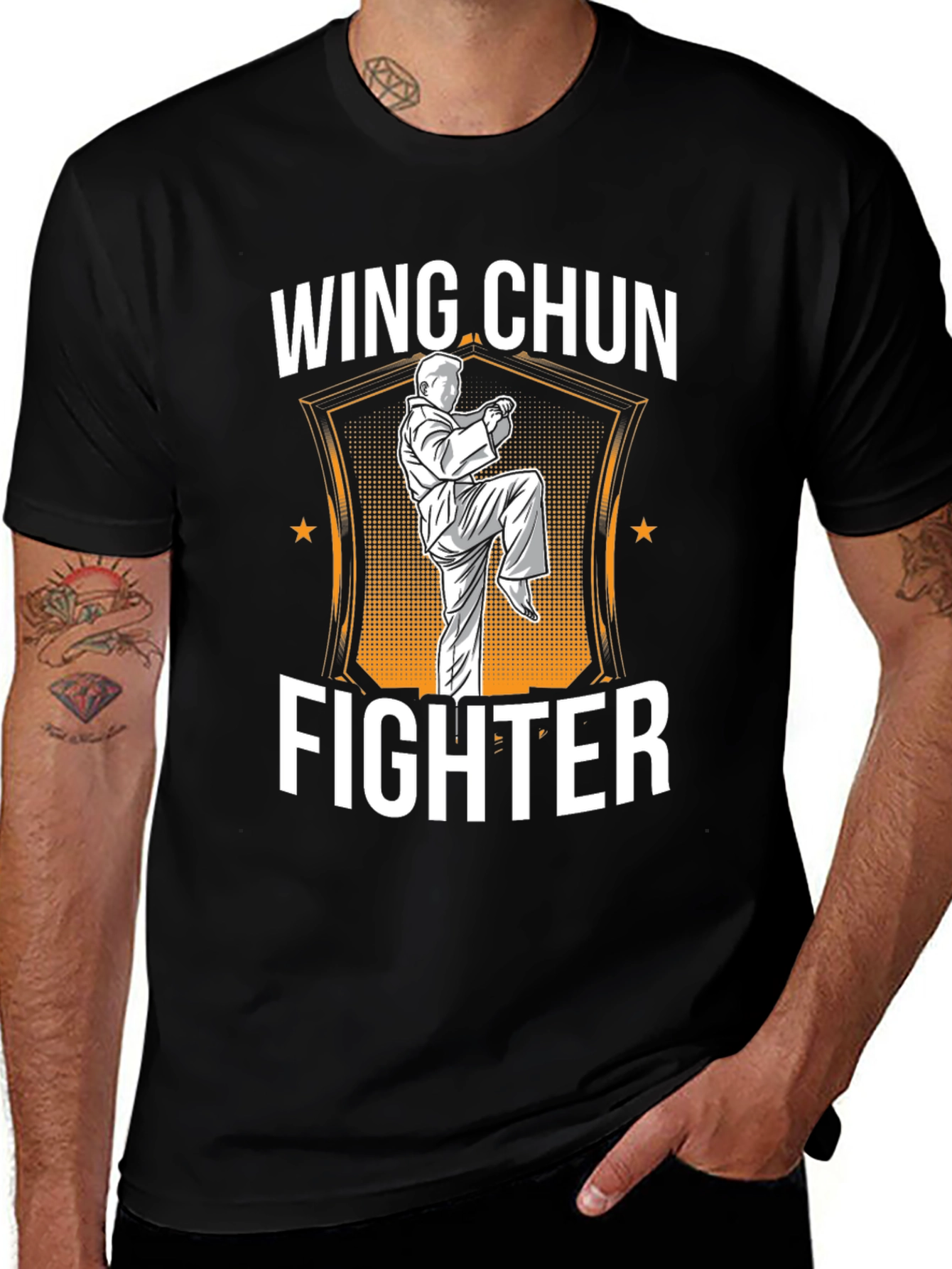 Wing Chun Fighter Graphic Tee